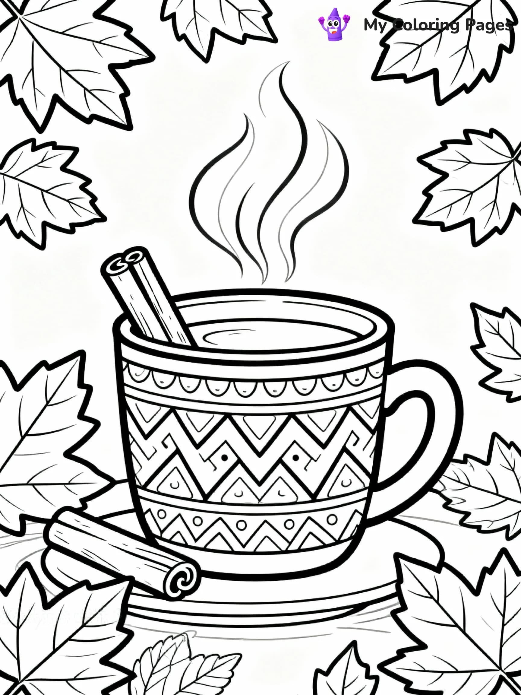 Coffee Coloring Pages - 1