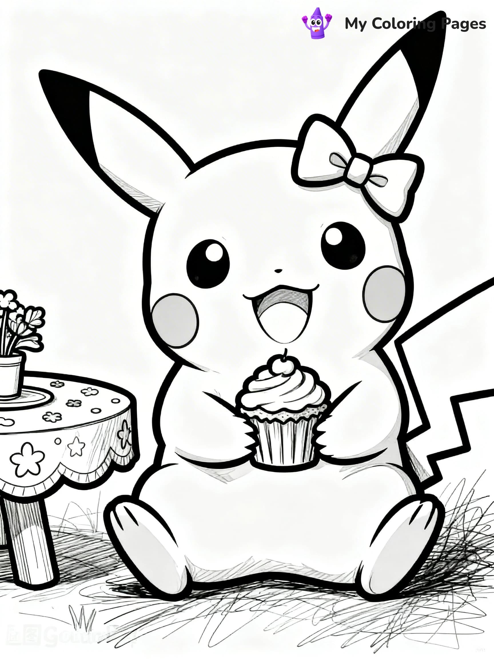 Raichu Coloring Pages - 21
