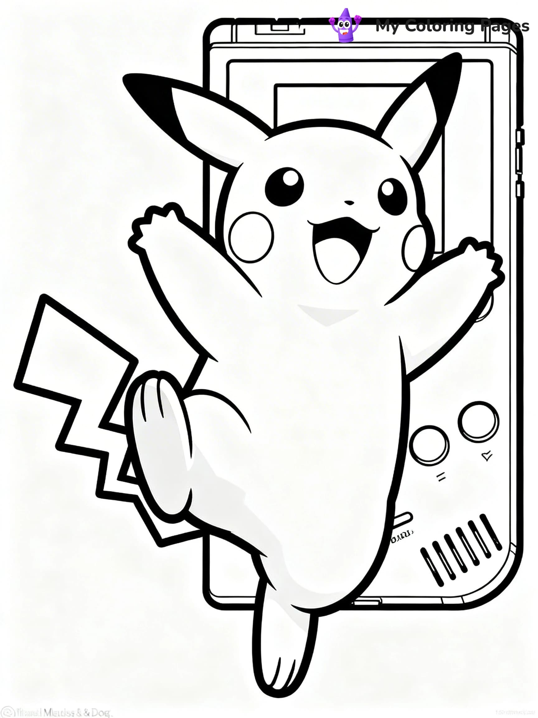 Raichu Coloring Pages - 16