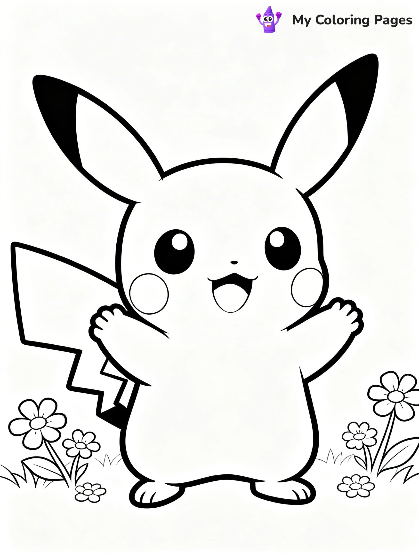 Raichu Coloring Pages - 11