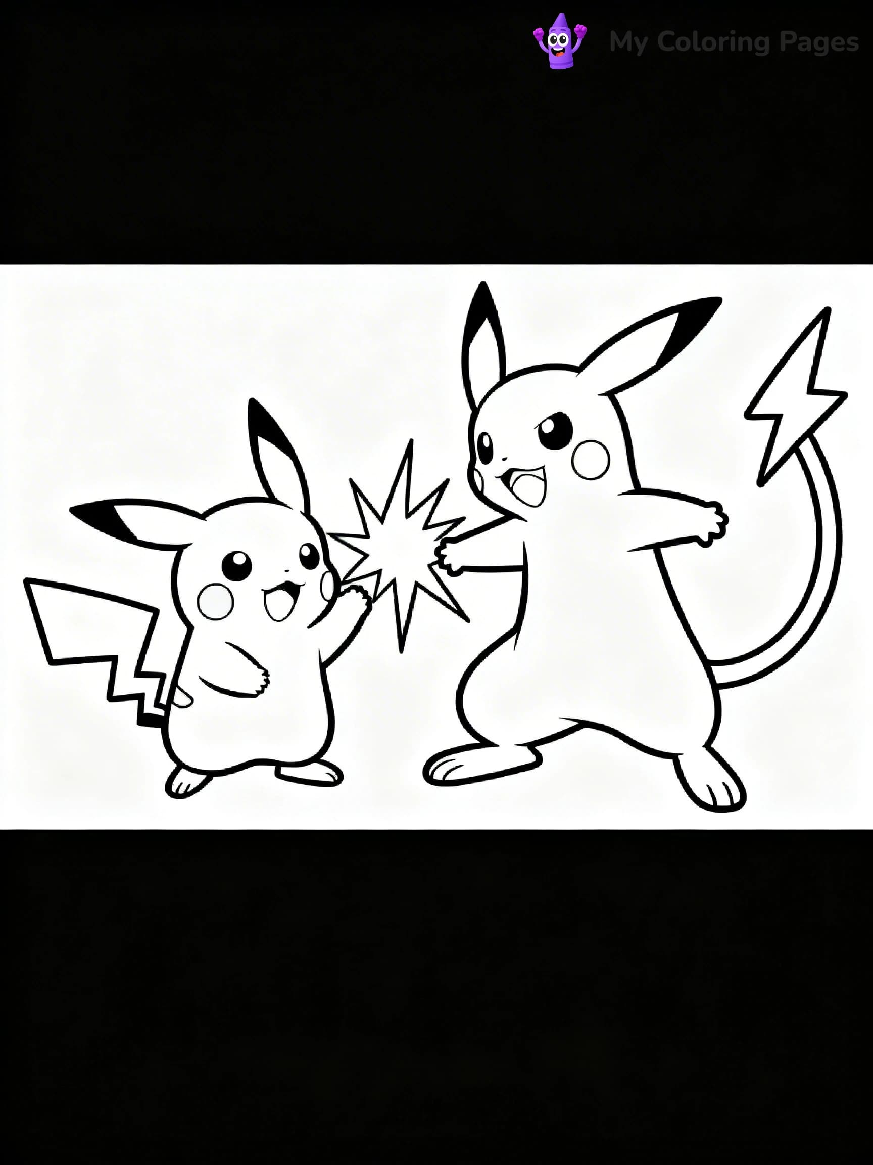 Raichu Coloring Pages - 6