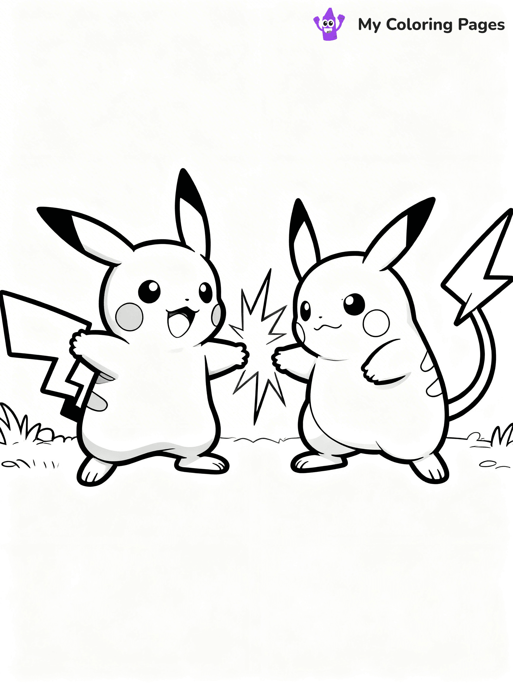 Raichu Coloring Pages - 3
