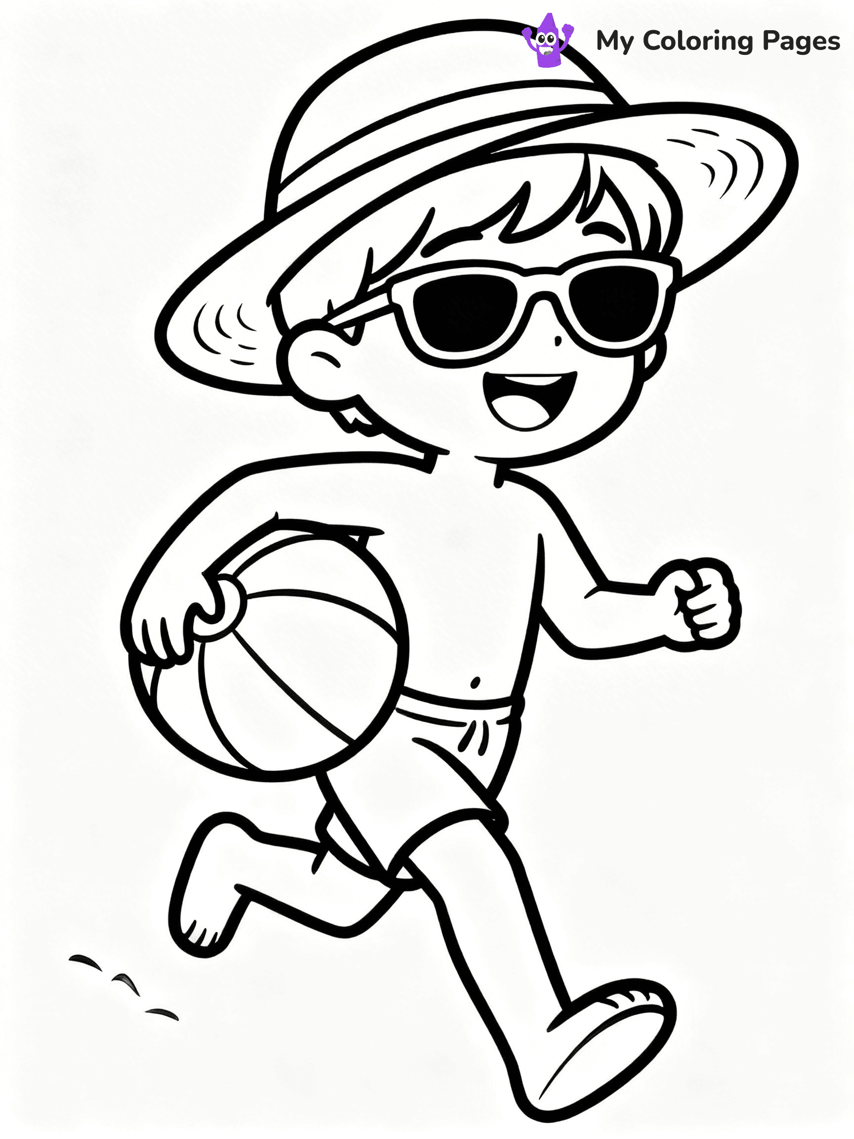 Beach Ball Coloring Pages - 20