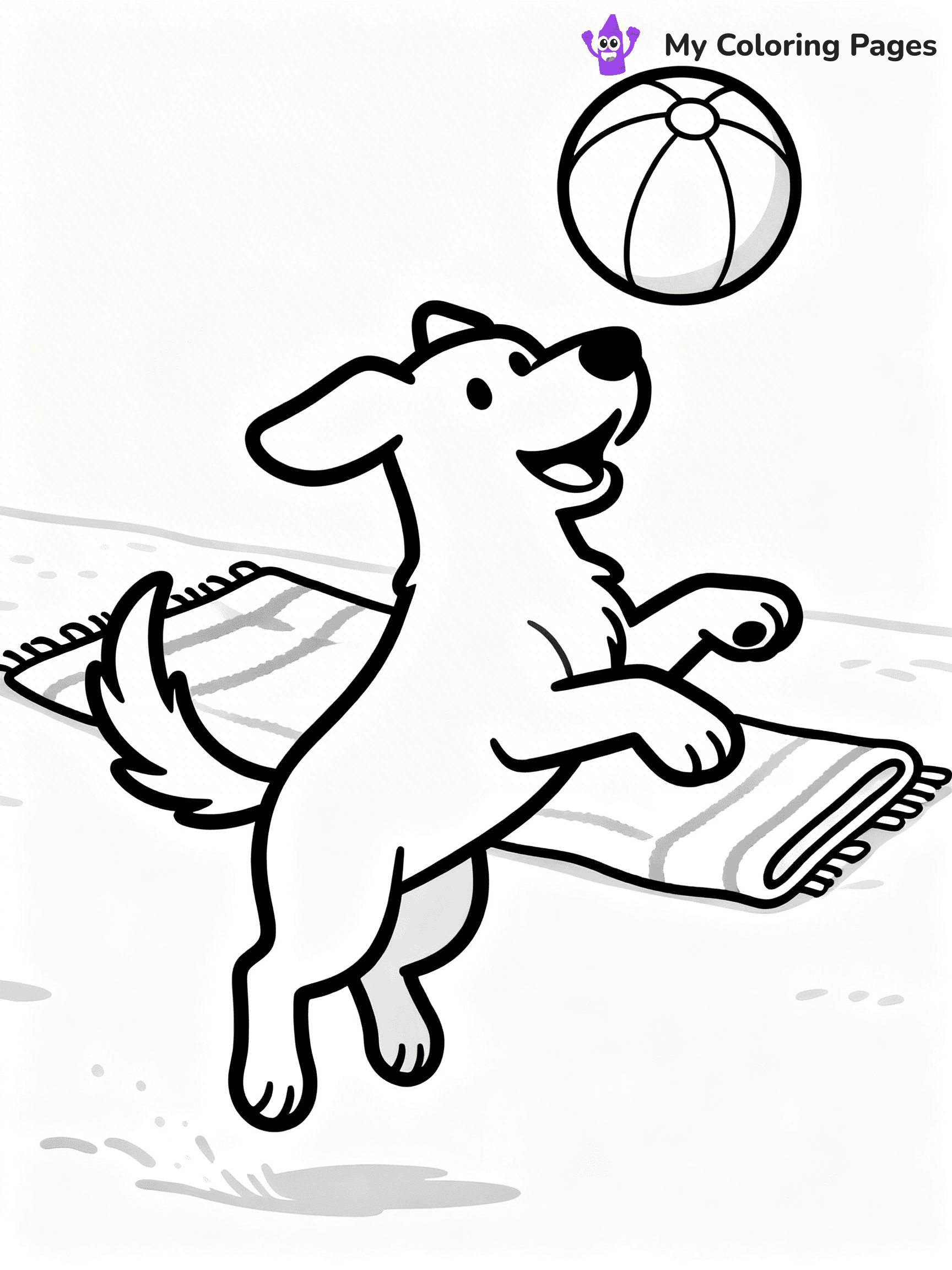 Beach Ball Coloring Pages - 18