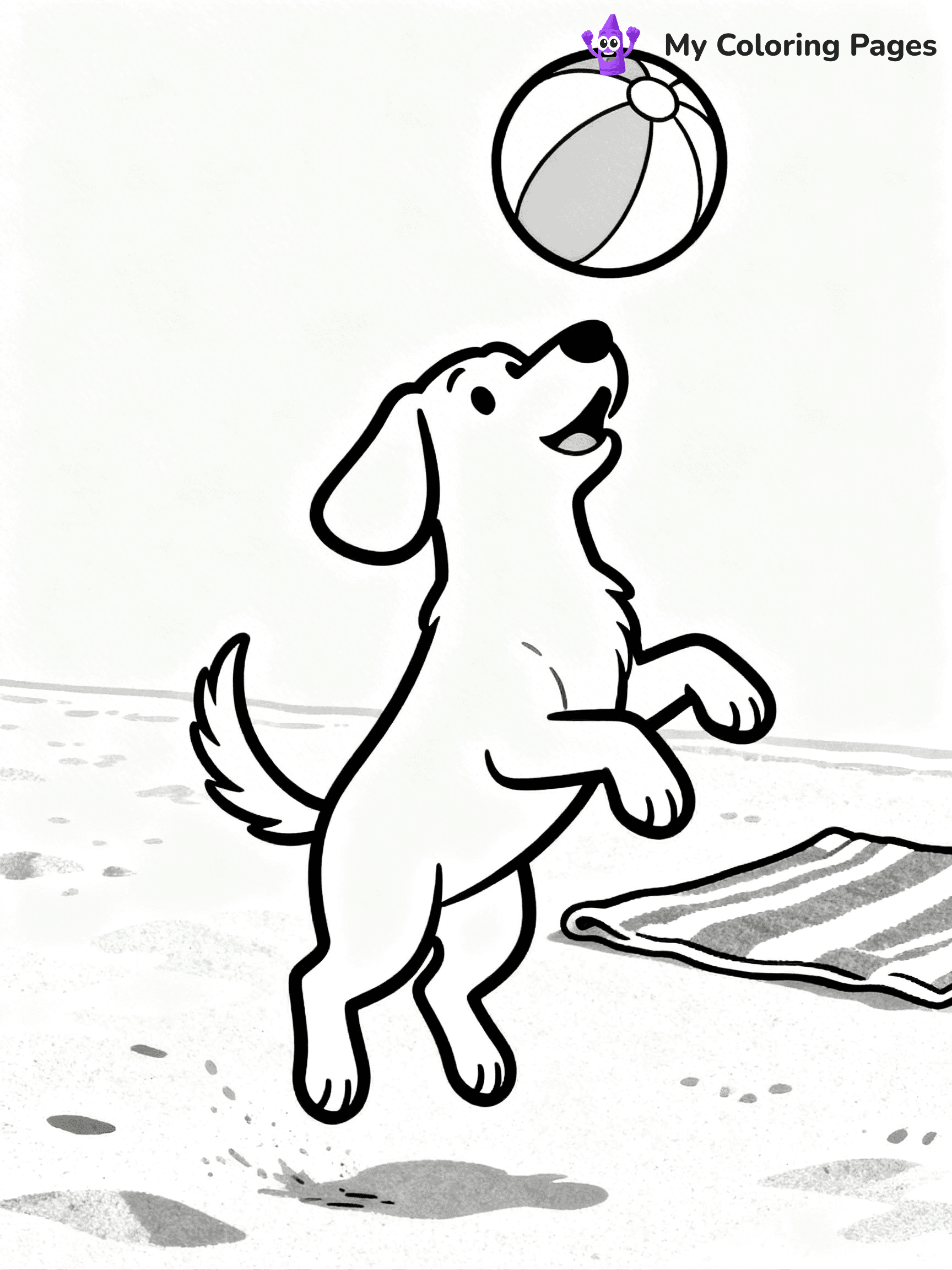 Beach Ball Coloring Pages - 15