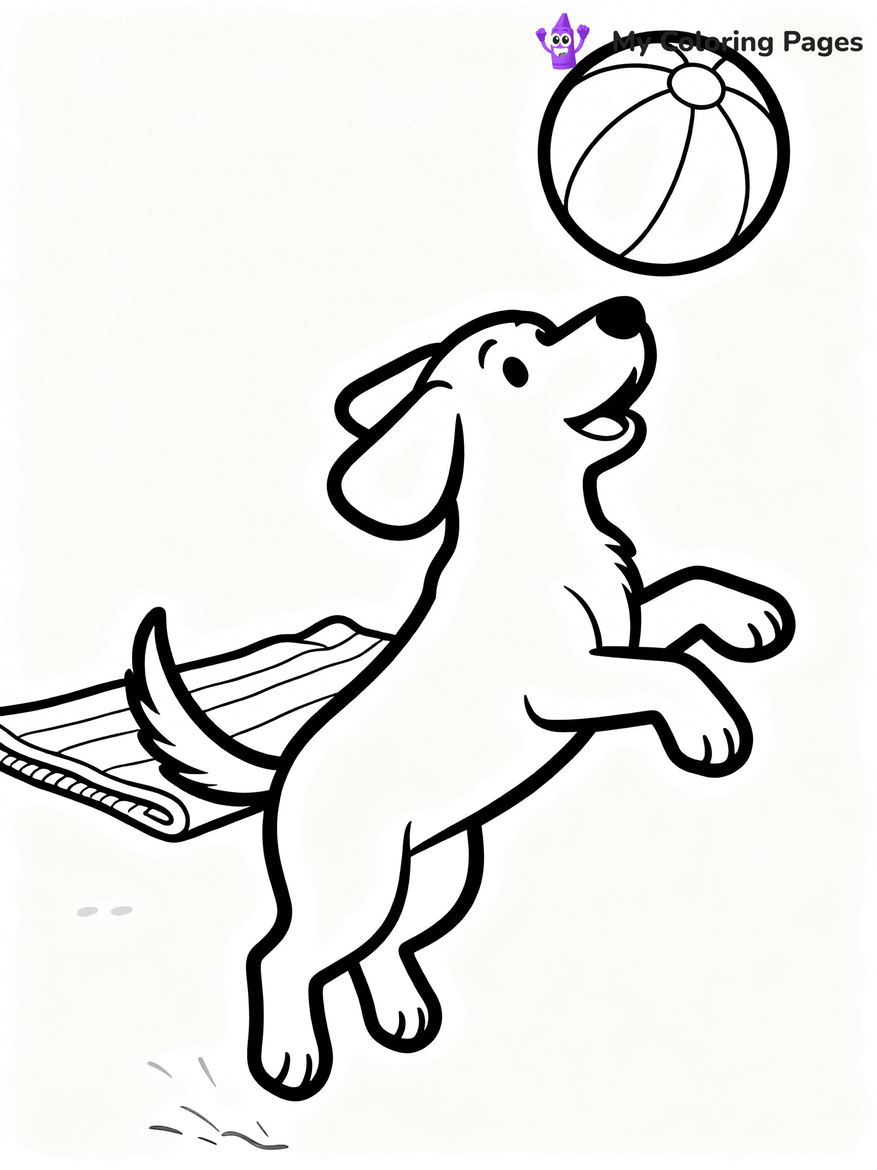 Beach Ball Coloring Pages - 14