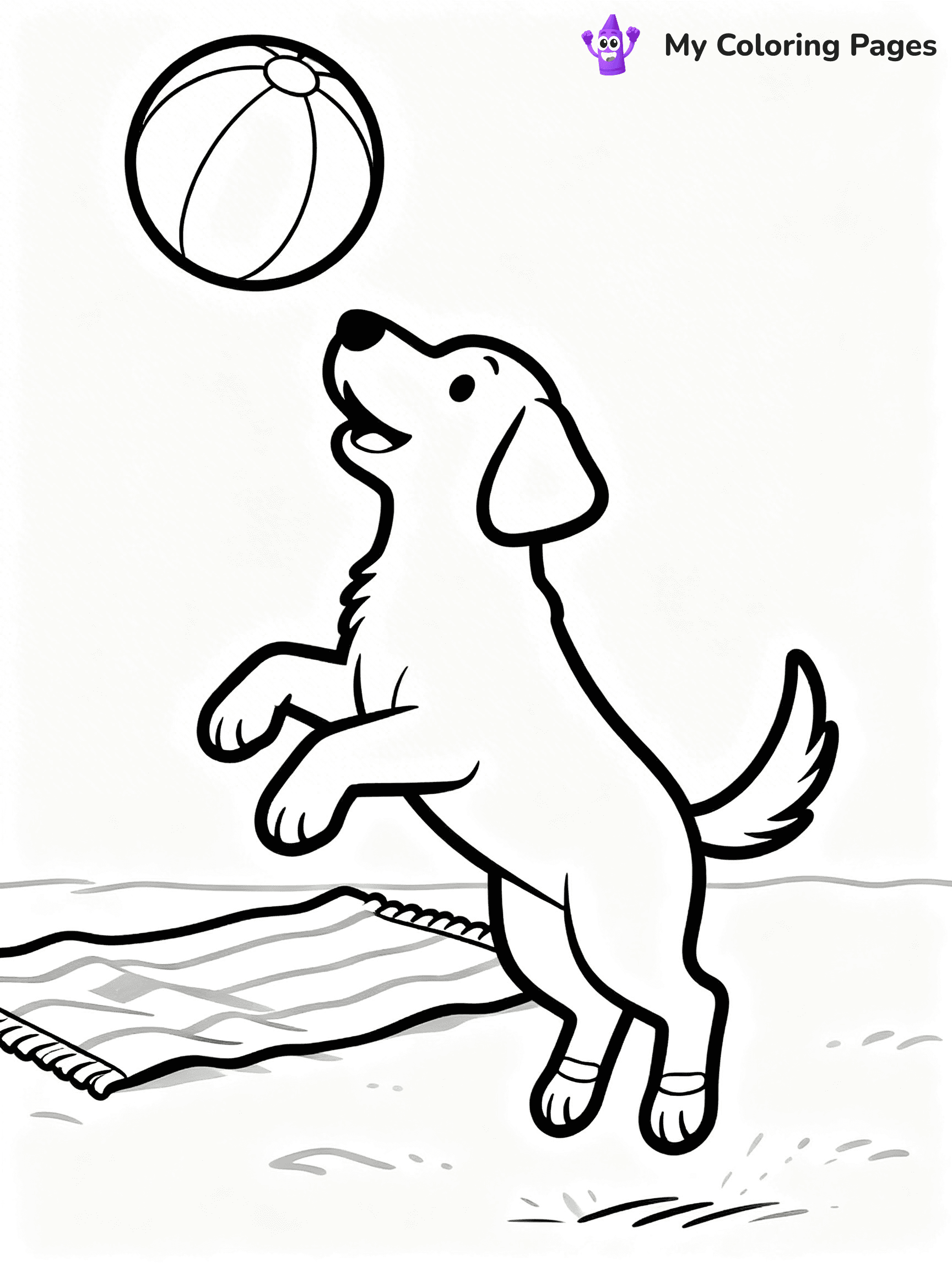 Beach Ball Coloring Pages - 13