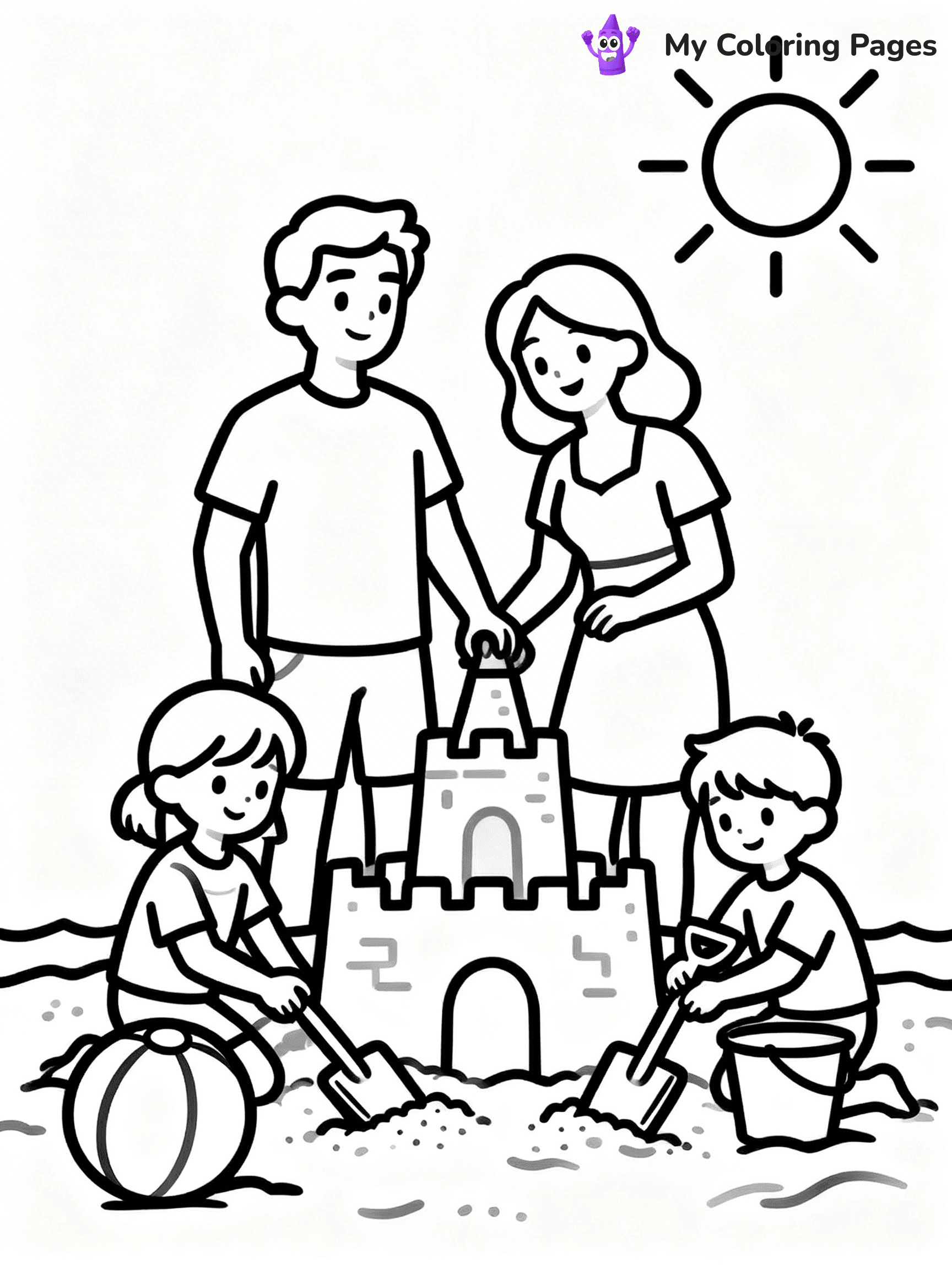 Beach Ball Coloring Pages - 11
