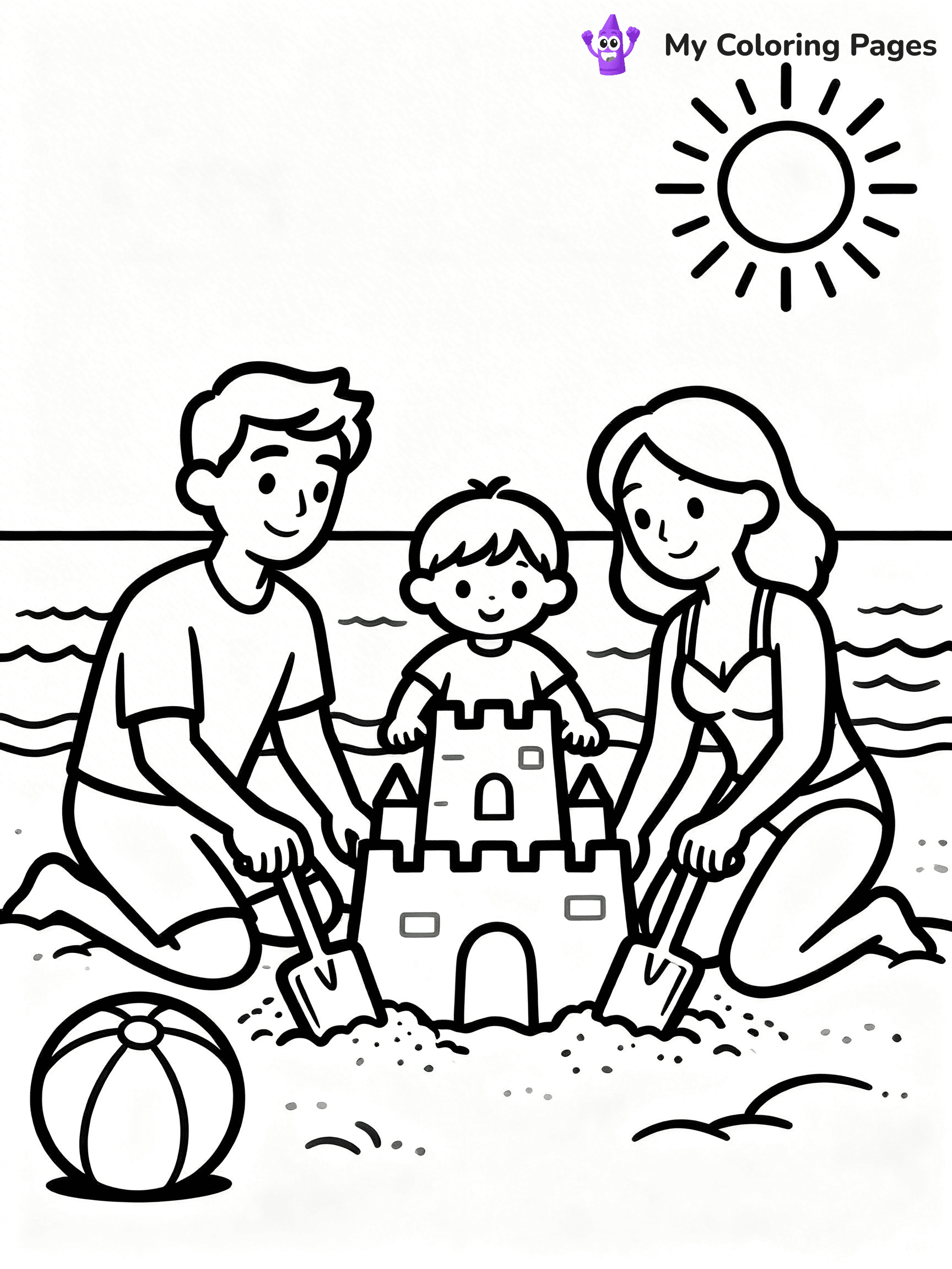 Beach Ball Coloring Pages - 10