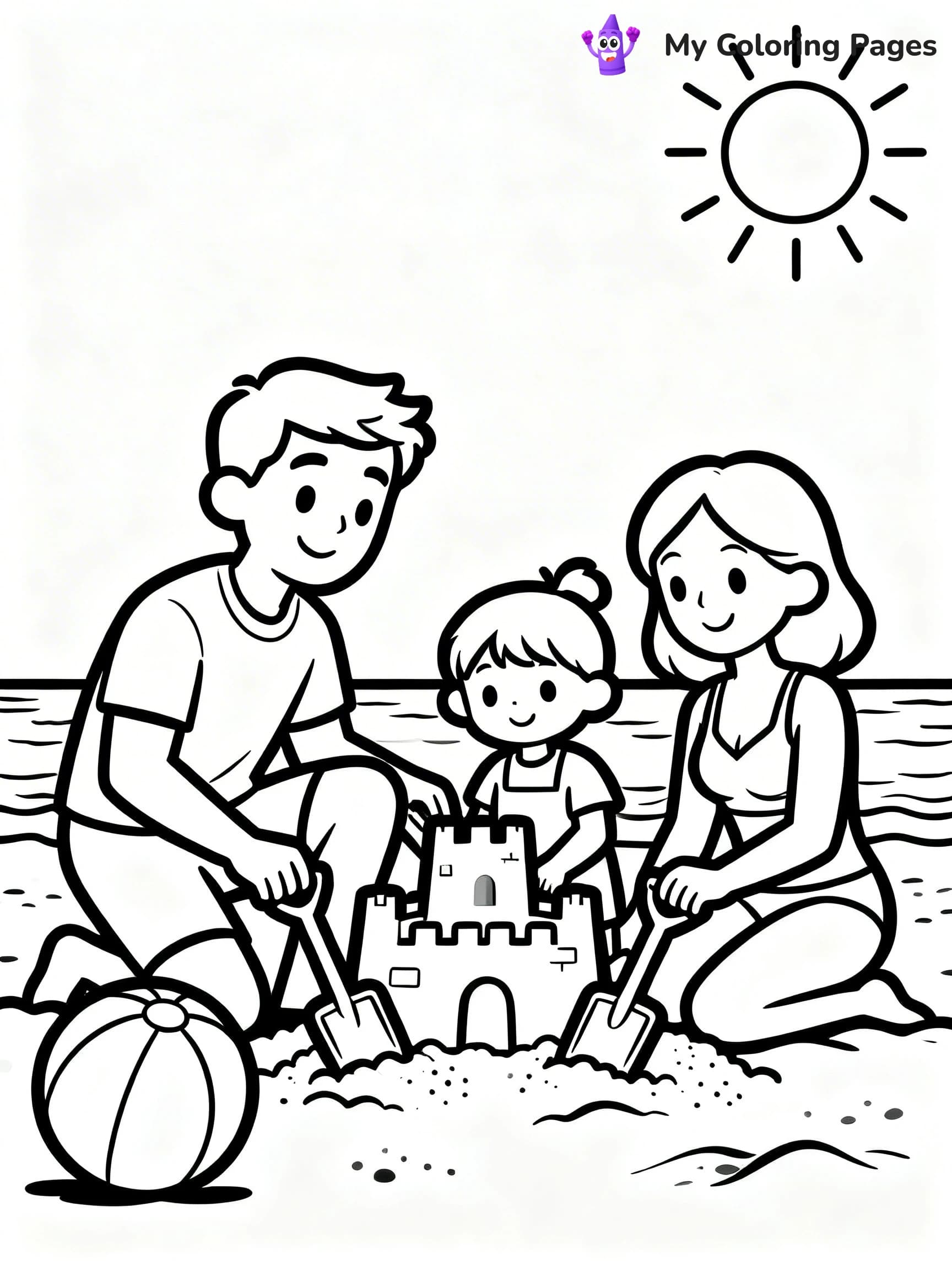 Beach Ball Coloring Pages - 8