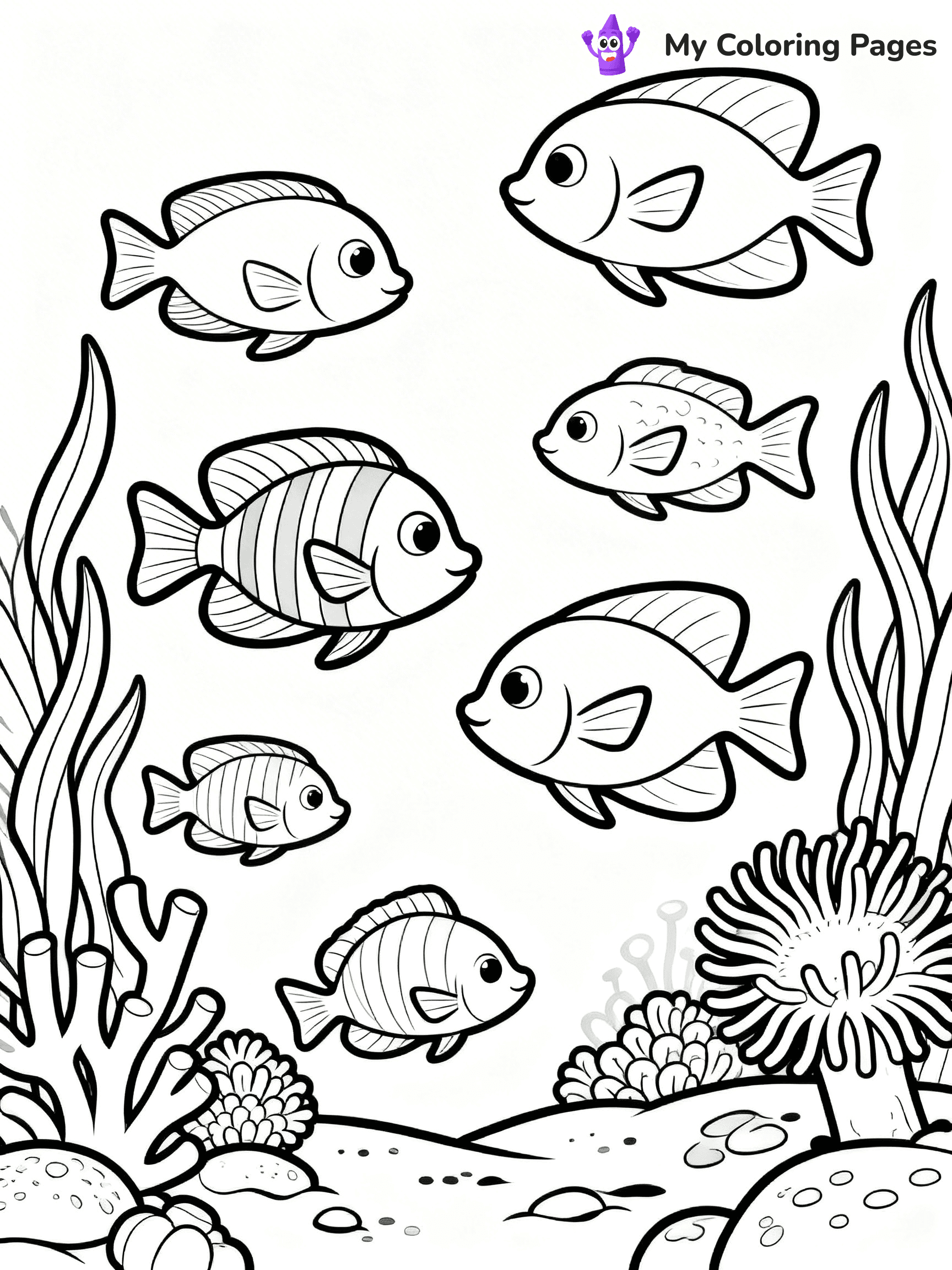 Underwater Coloring Pages - 8