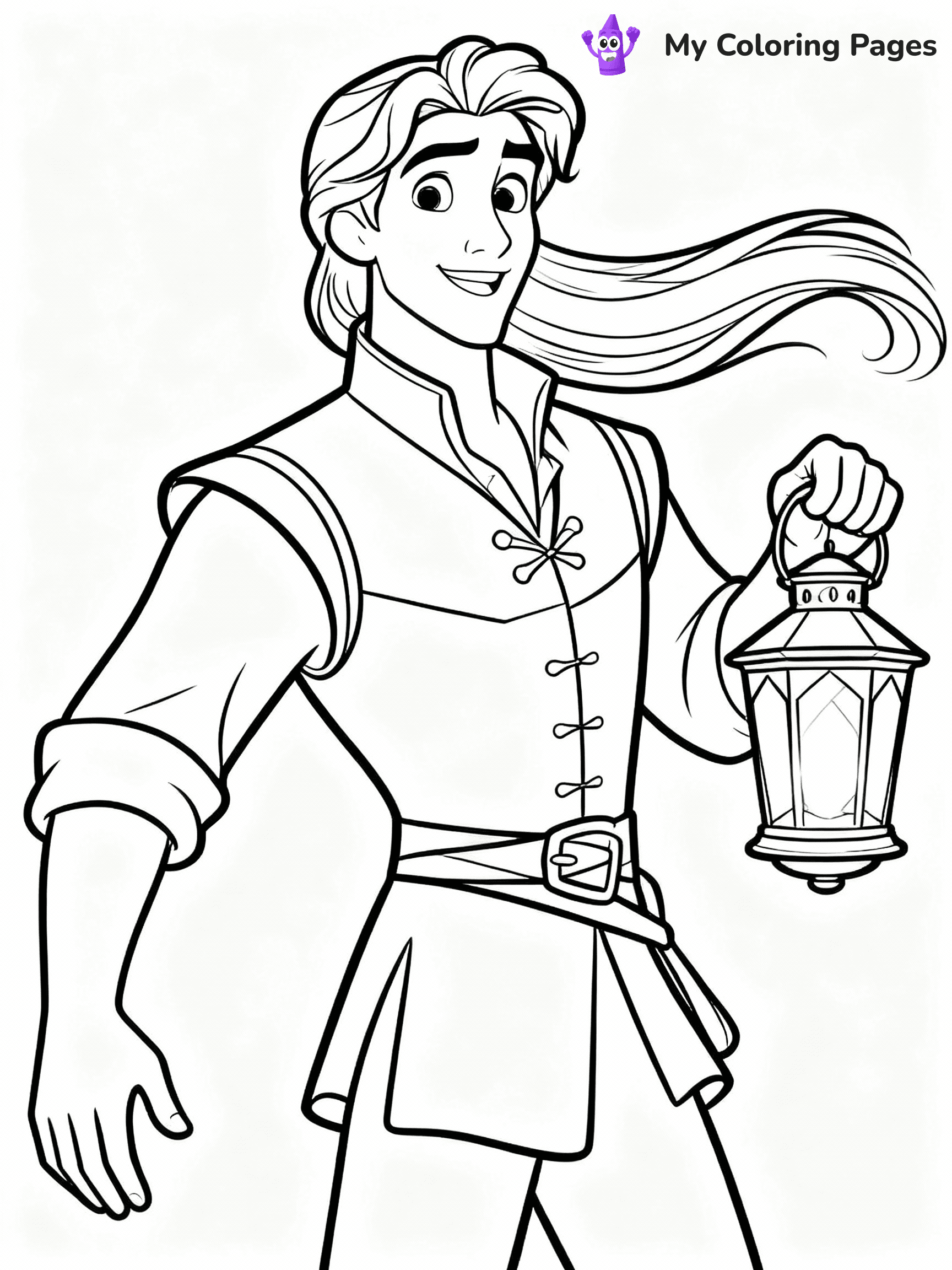 Rapunzel Coloring Pages - 20
