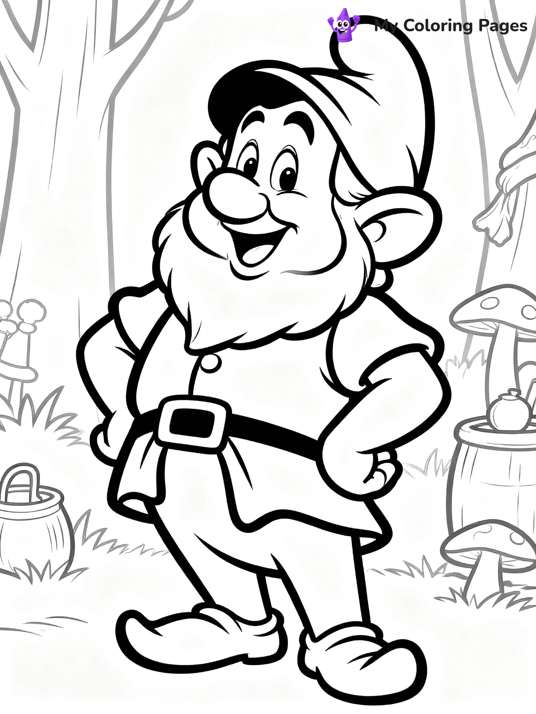Snow White Coloring Pages - 12