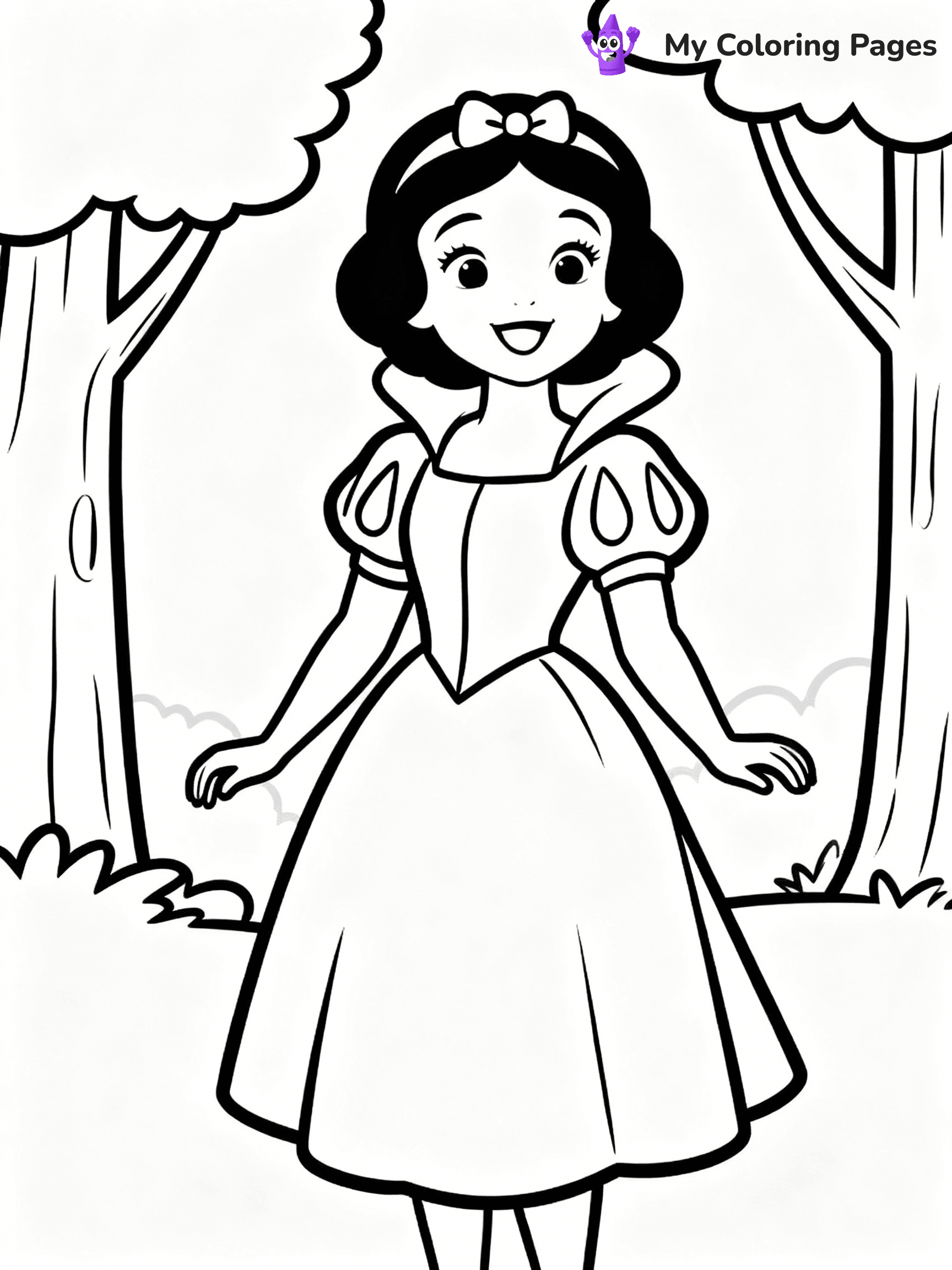 Snow White Coloring Pages - 11
