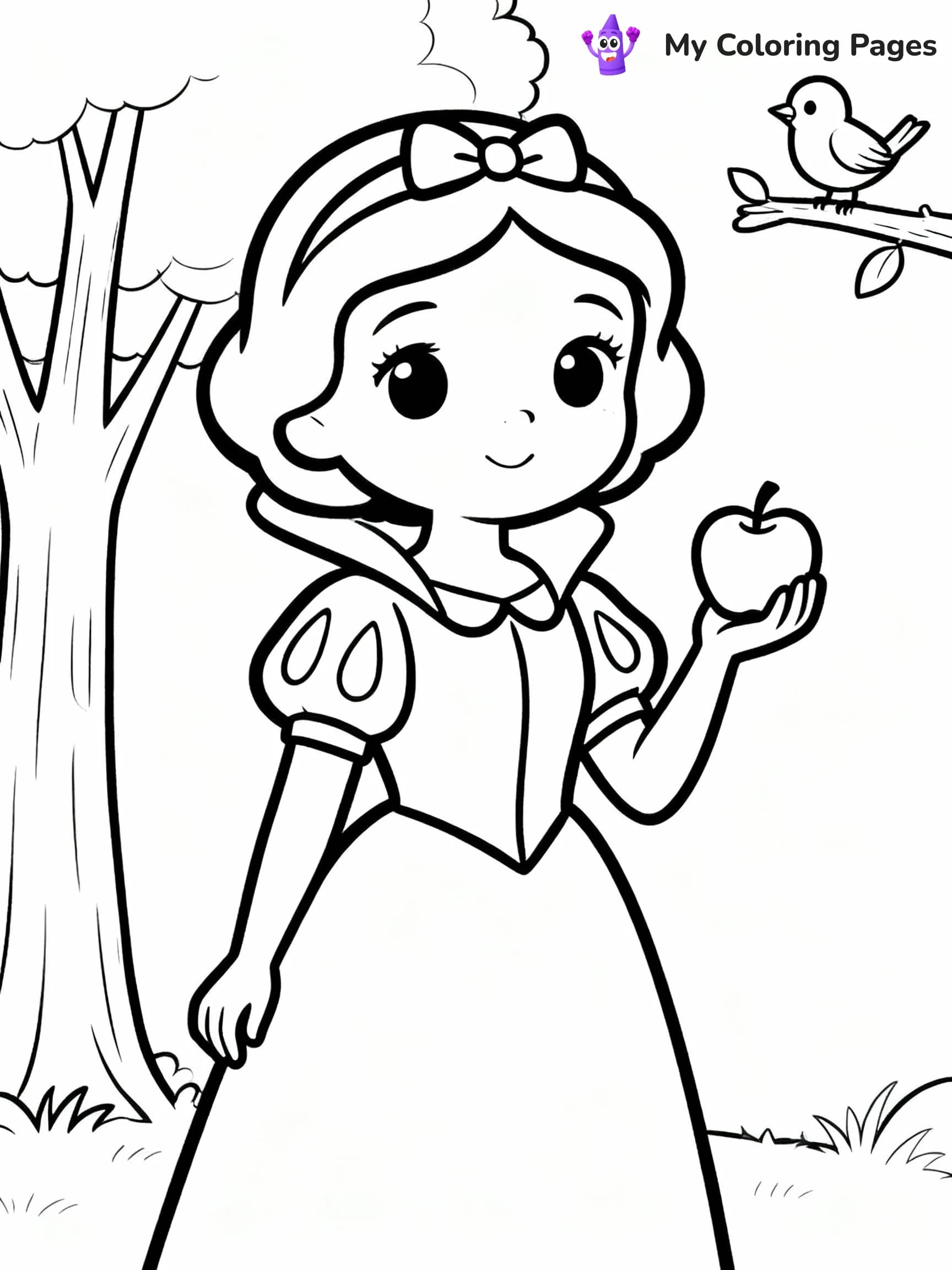 Snow White Coloring Pages - 10