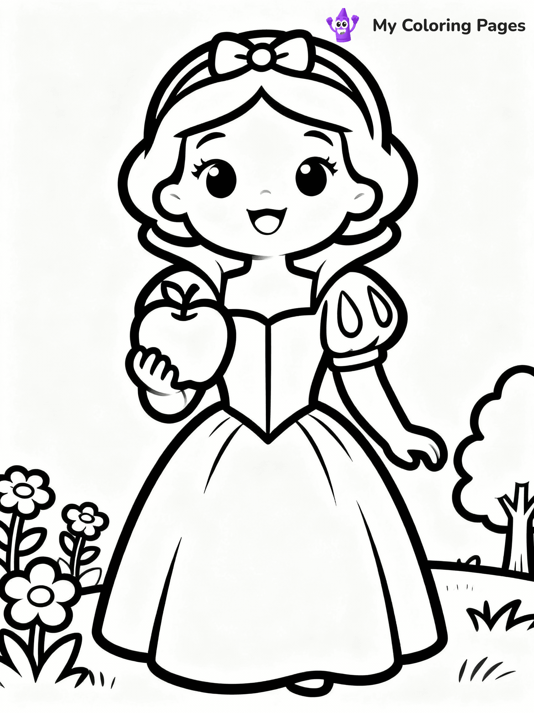 Snow White Coloring Pages - 9
