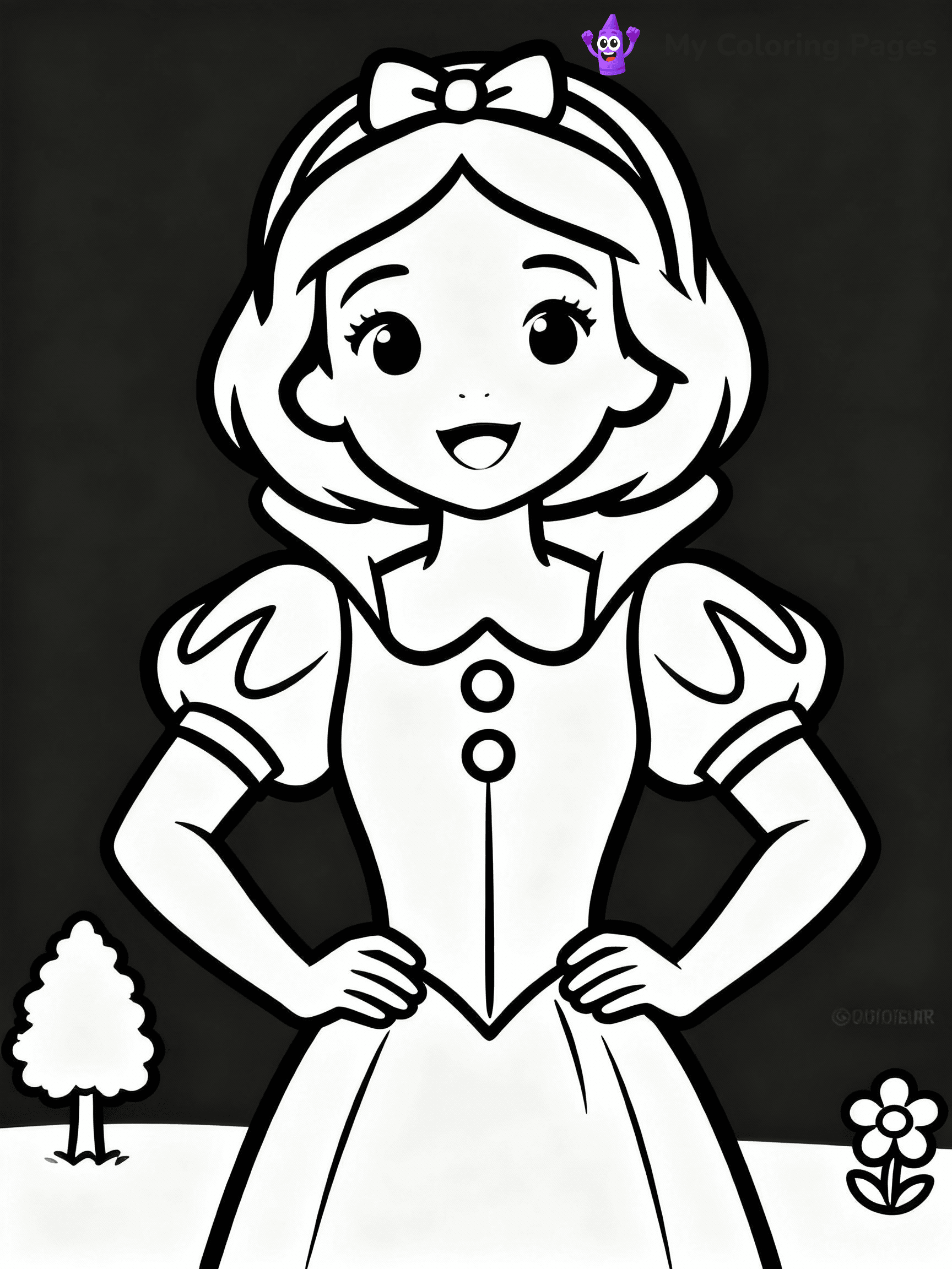 Snow White Coloring Pages - 7