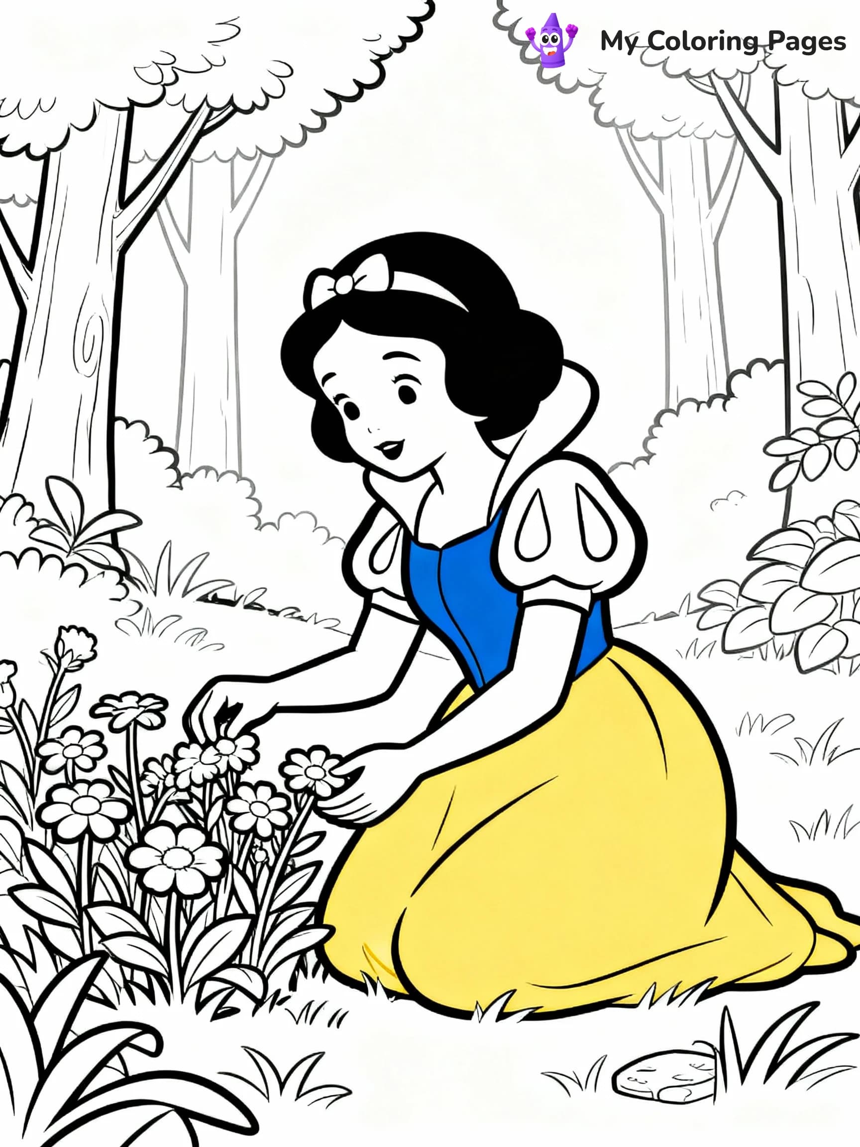 Snow White Coloring Pages - 5
