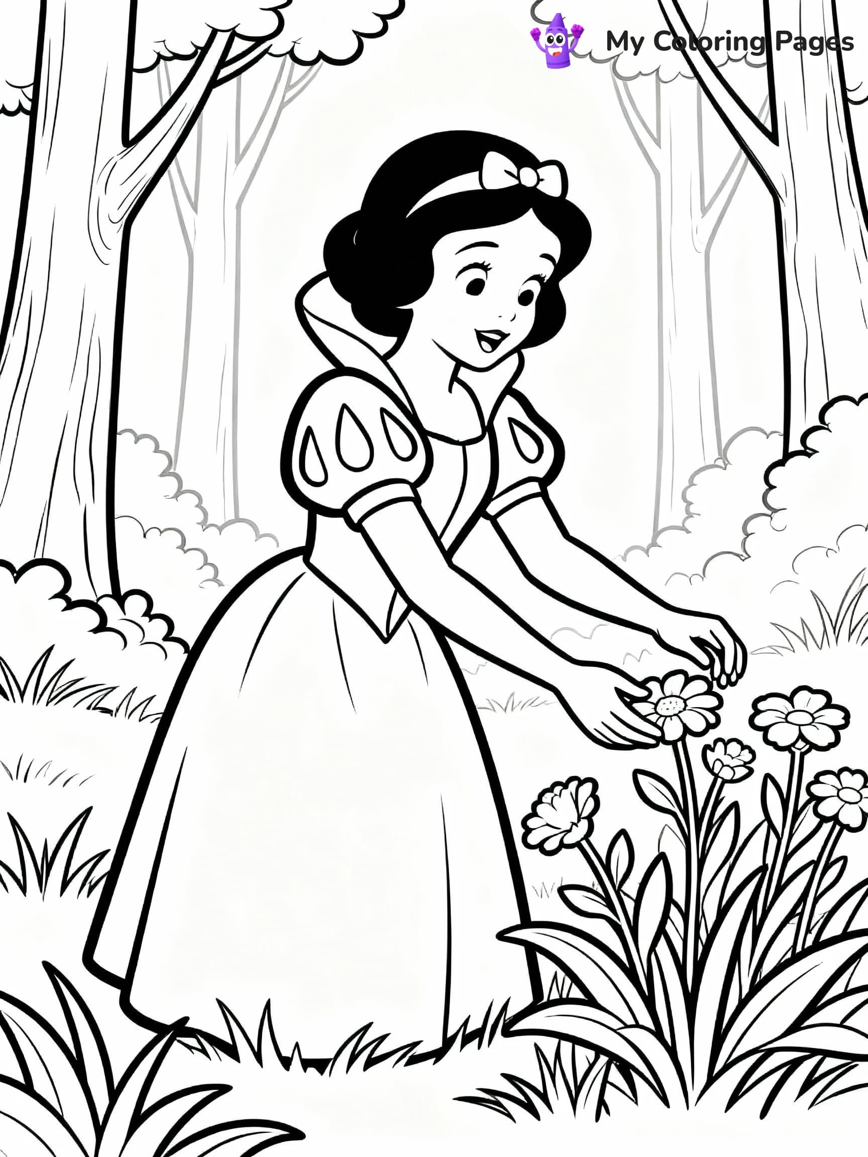 Snow White Coloring Pages - 4