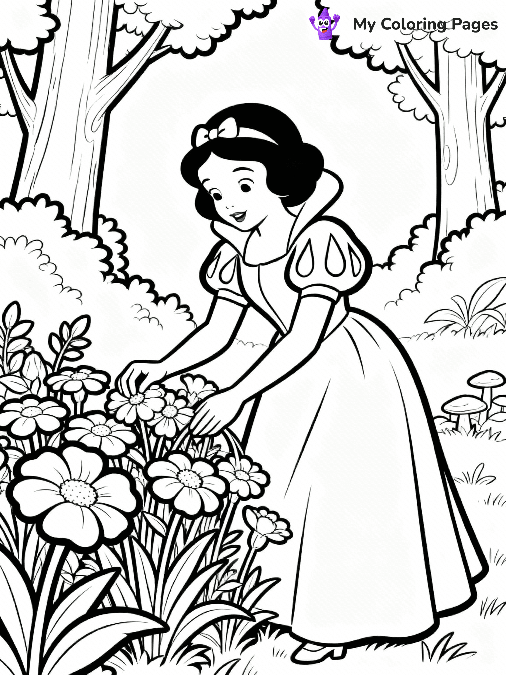 Snow White Coloring Pages - 3