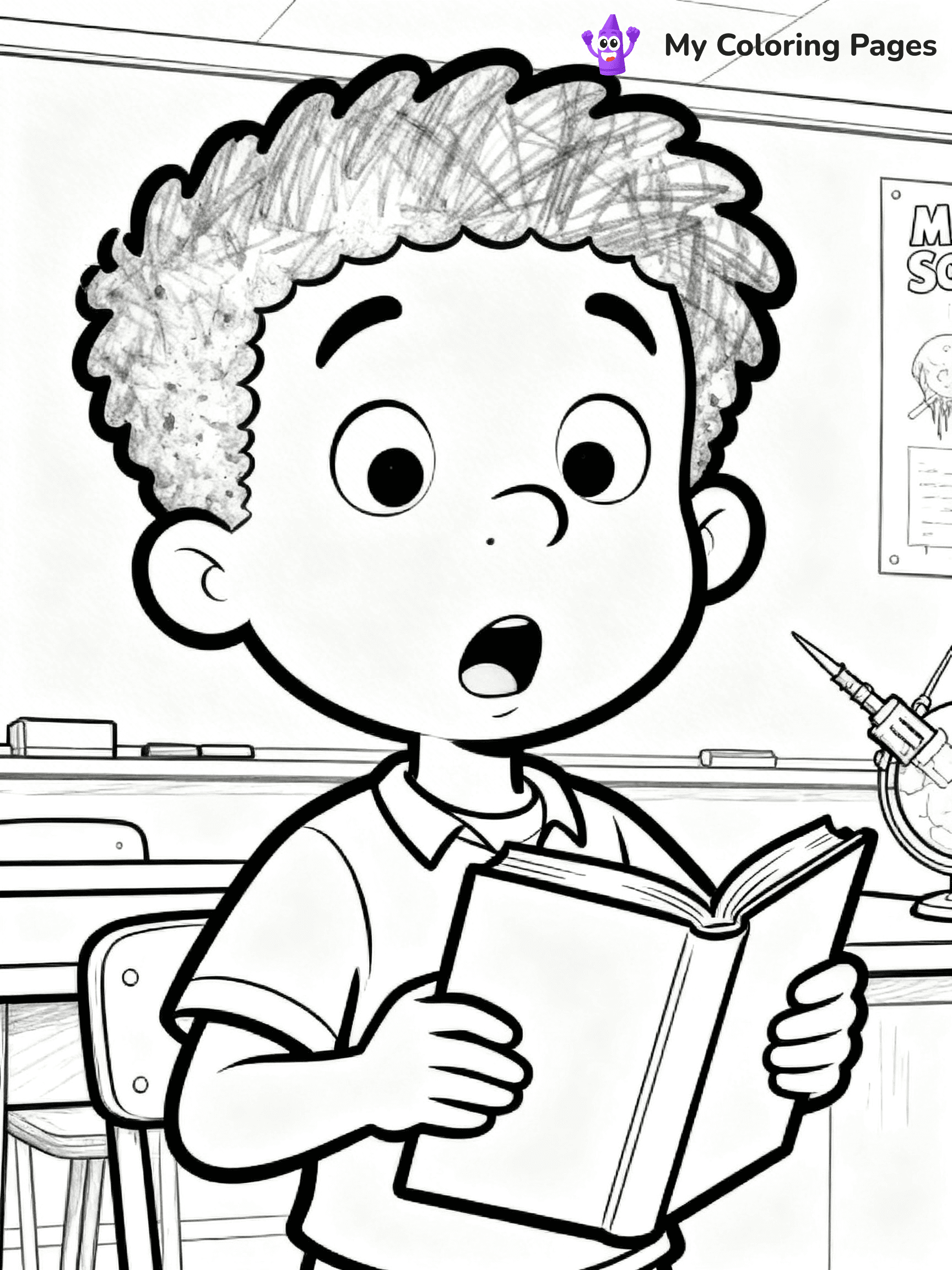 Magic School Bus Coloring Pages - 20