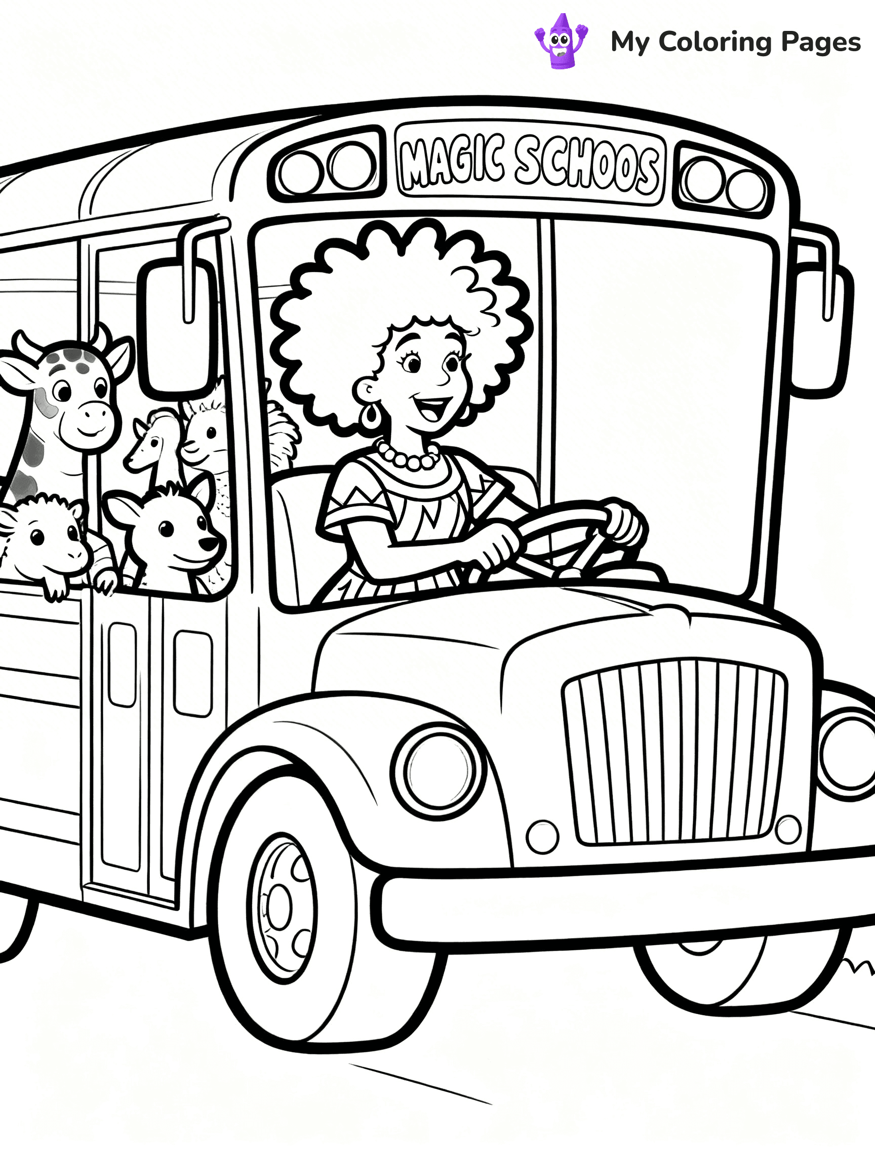 Magic School Bus Coloring Pages - 14