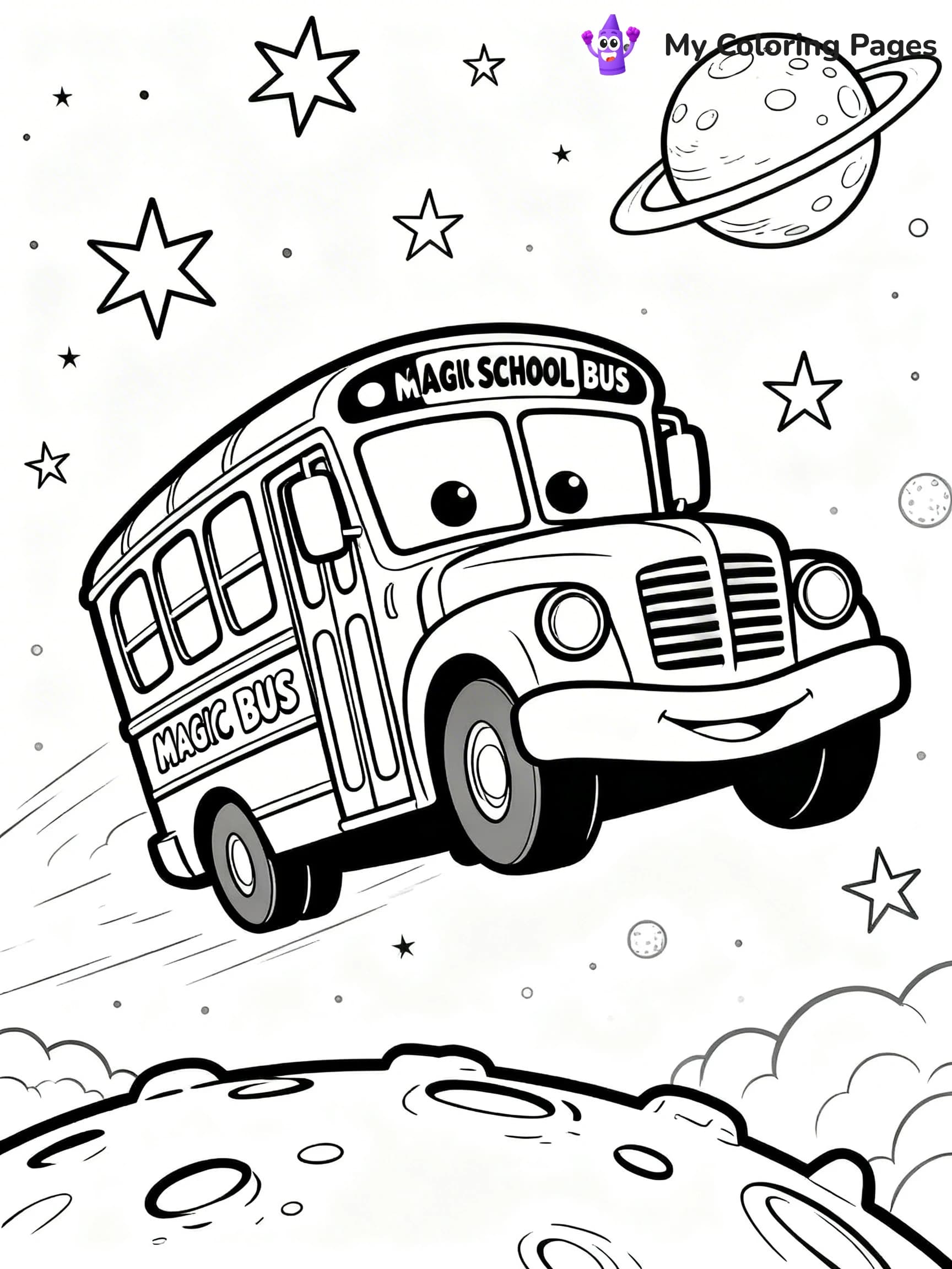 Magic School Bus Coloring Pages - 9
