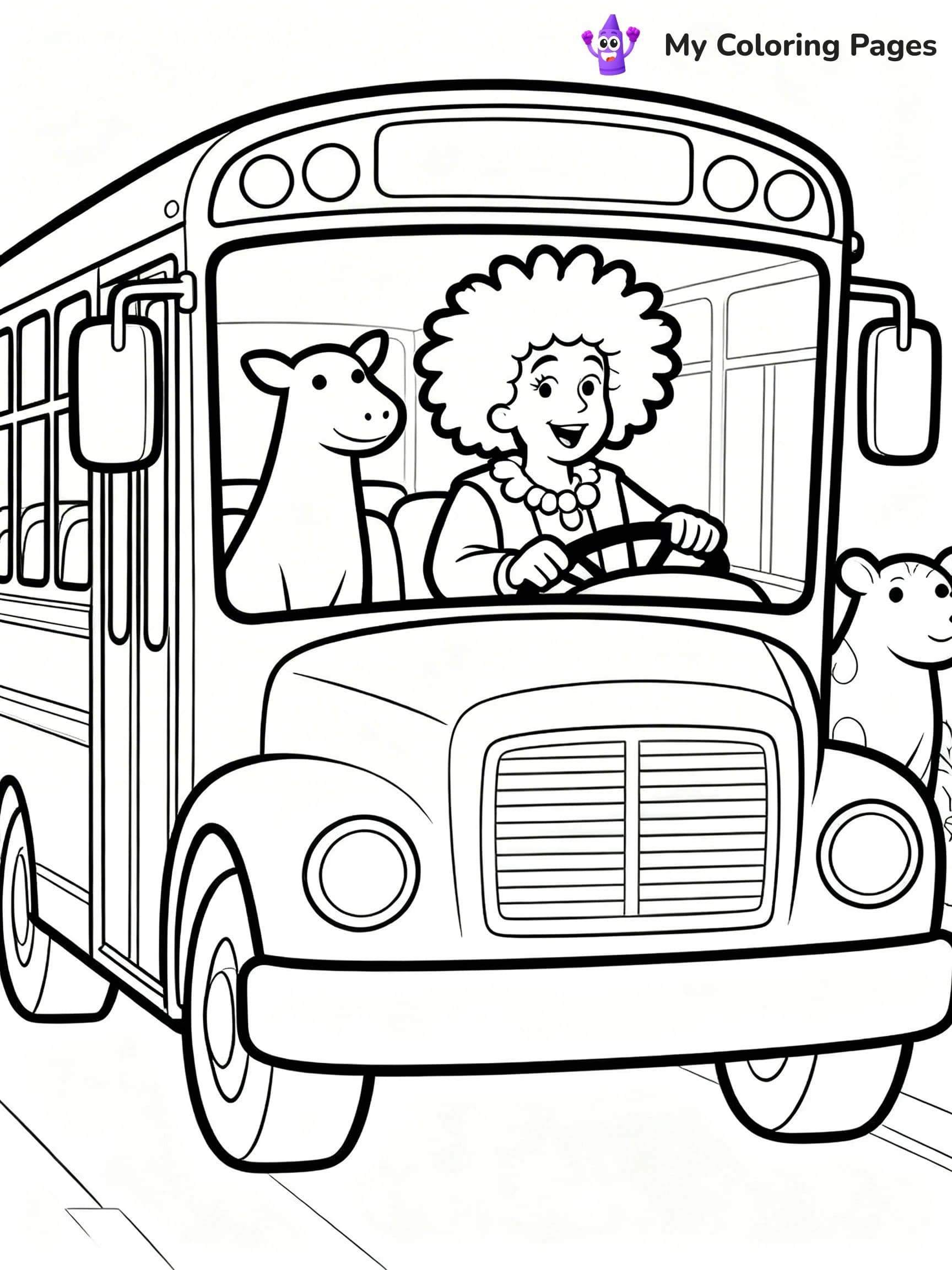 Magic School Bus Coloring Pages - 5