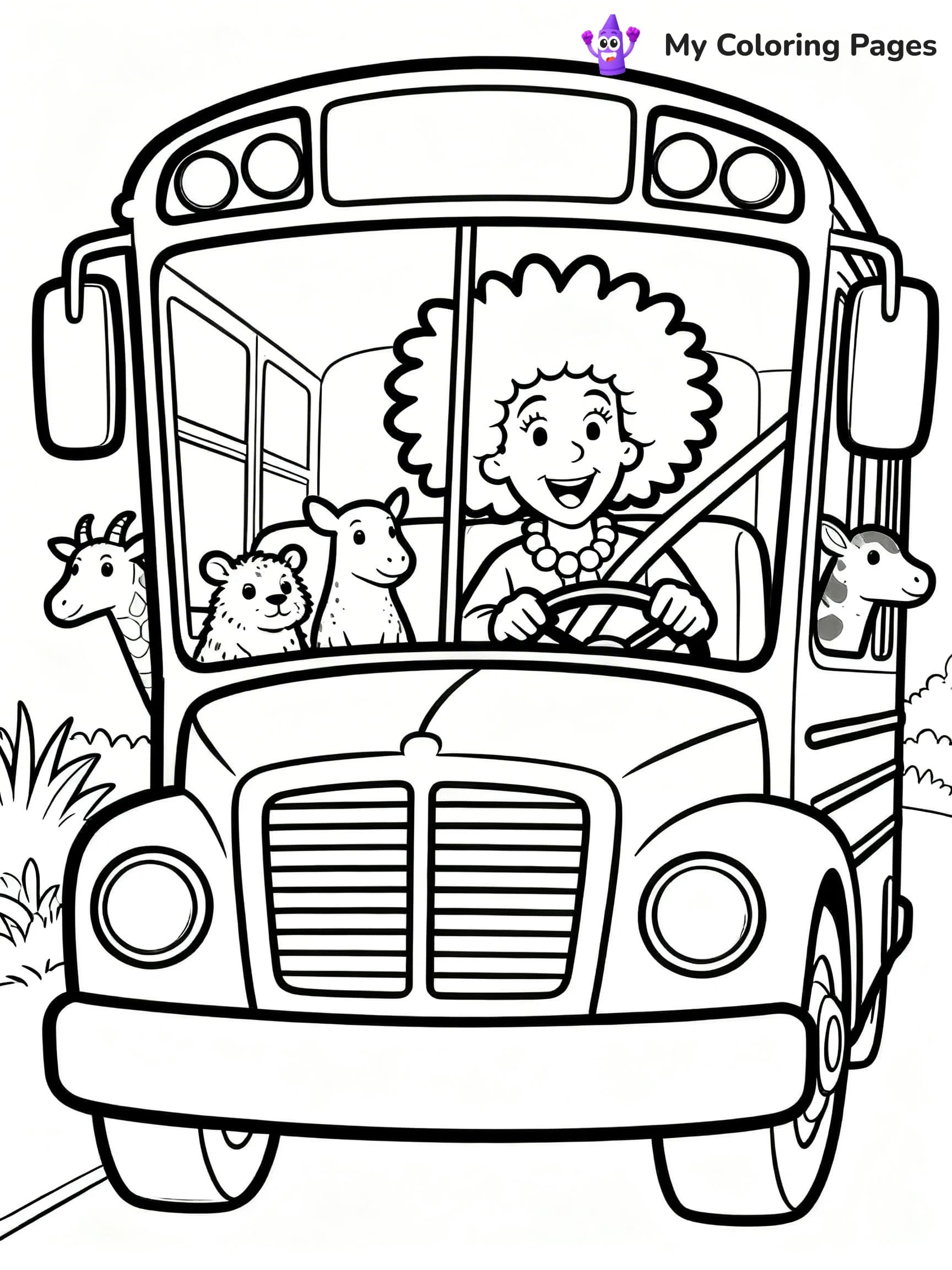 Magic School Bus Coloring Pages - 4