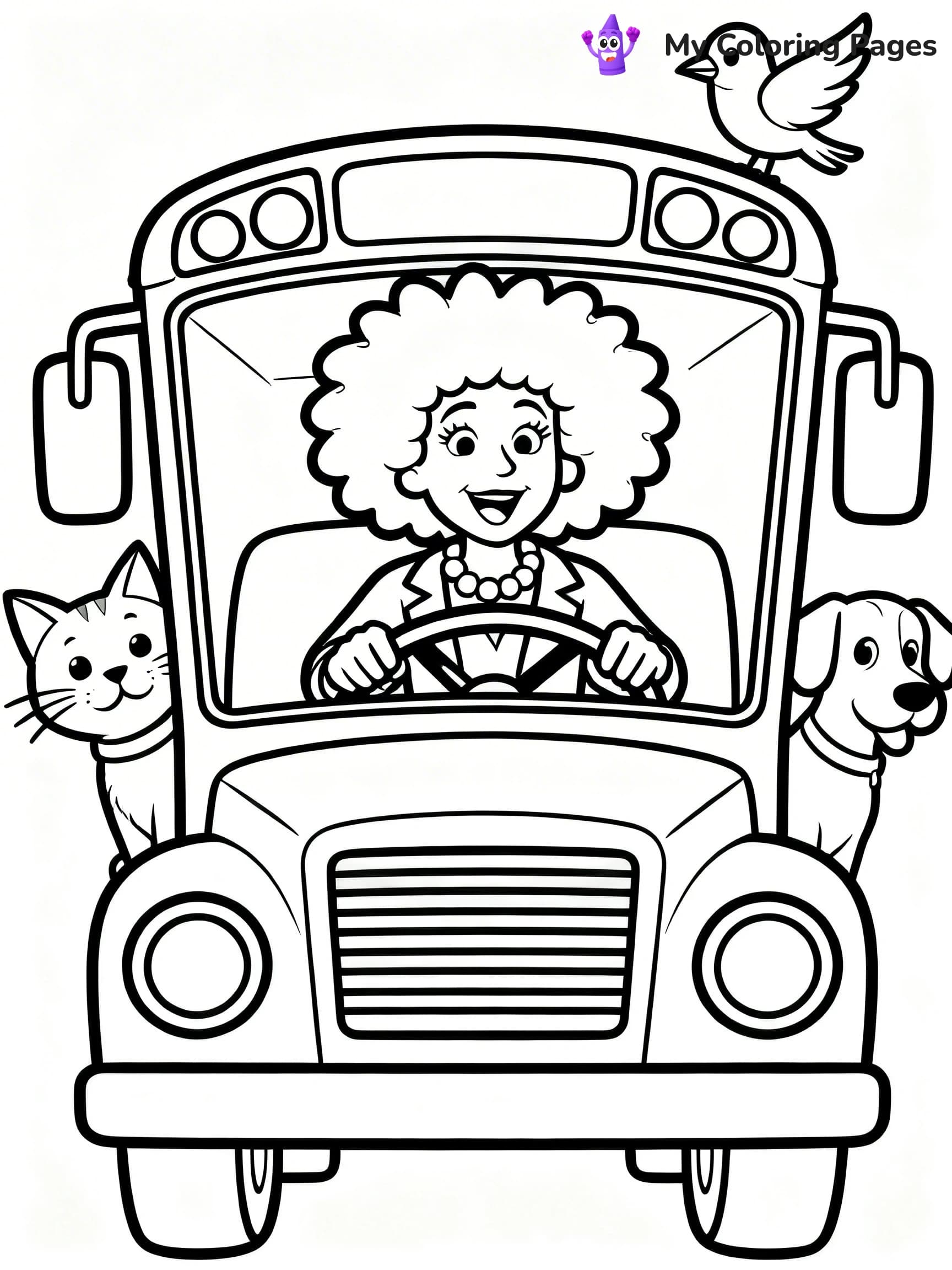 Magic School Bus Coloring Pages - 3