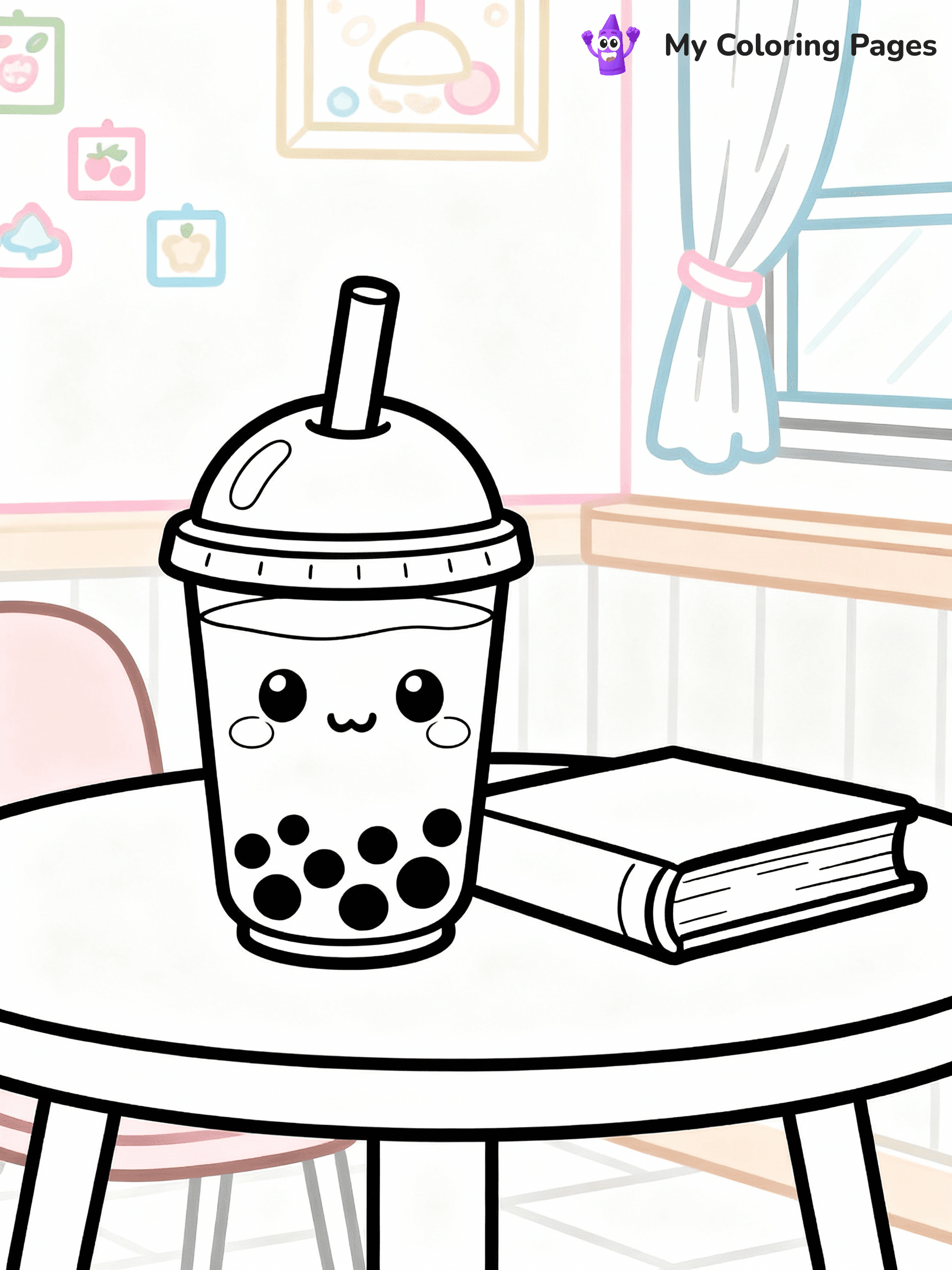 Boba Coloring Pages - 5