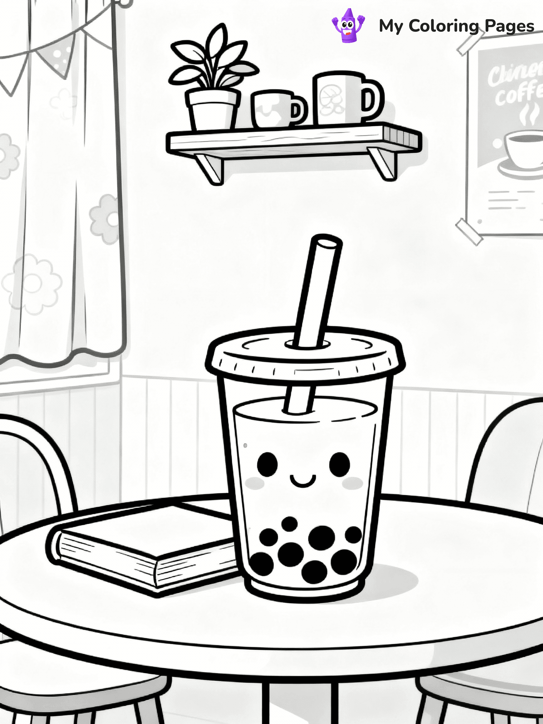 Boba Coloring Pages - 4