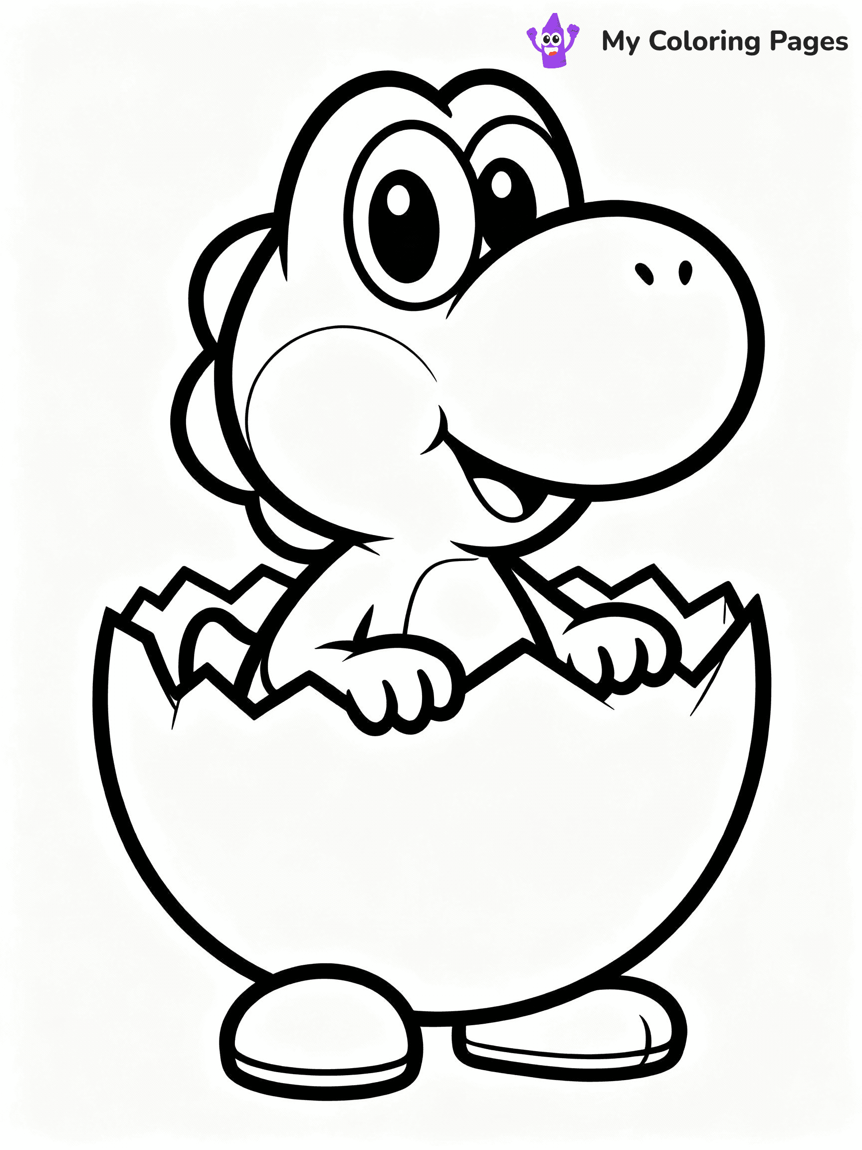 Yoshi Coloring Pages - 48