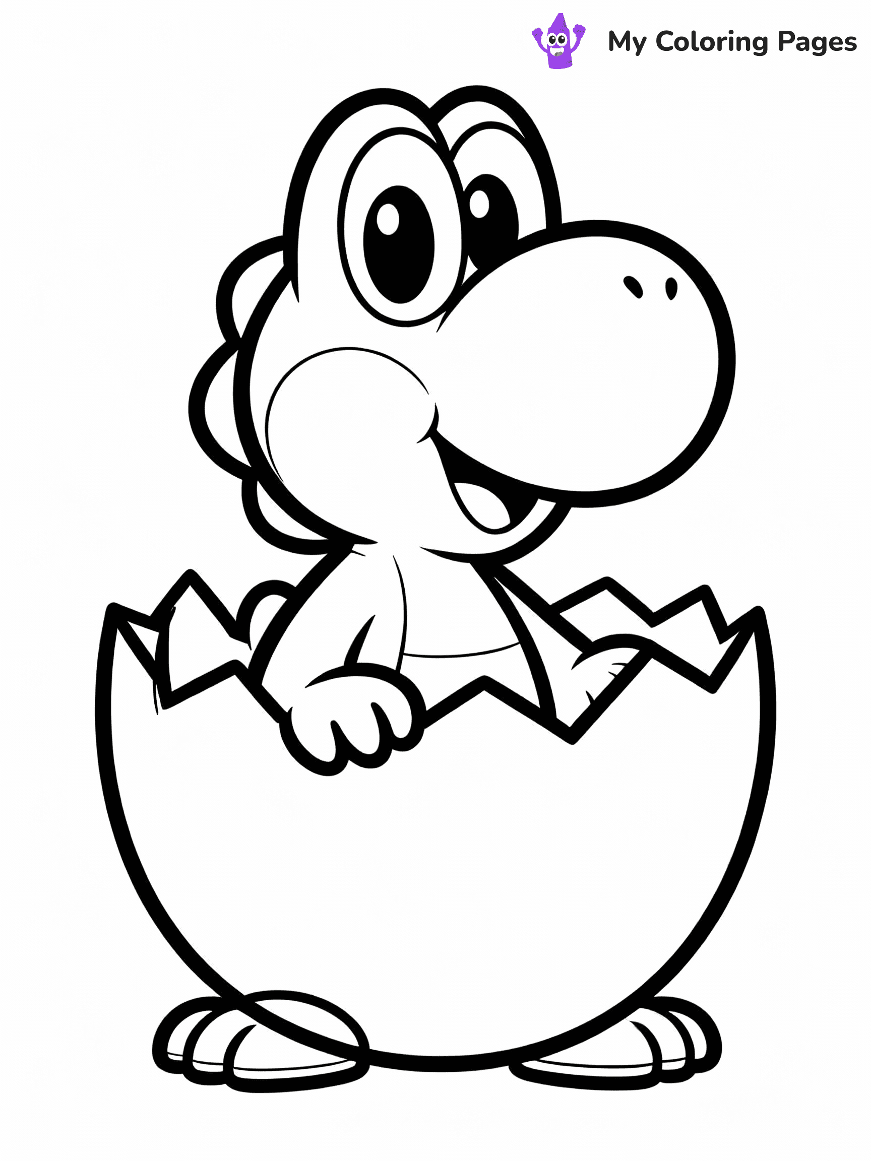 Yoshi Coloring Pages - 47