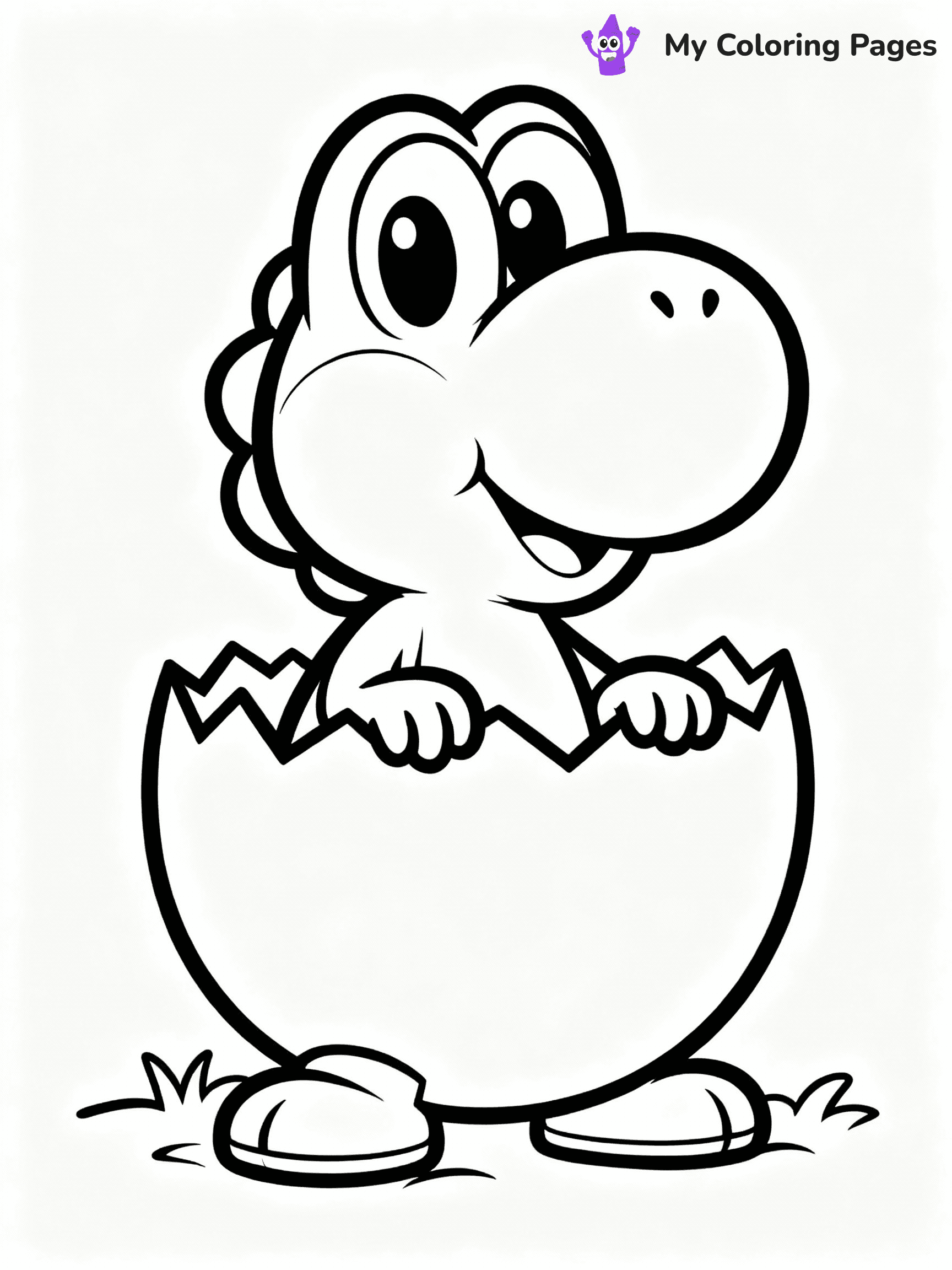 Yoshi Coloring Pages - 46