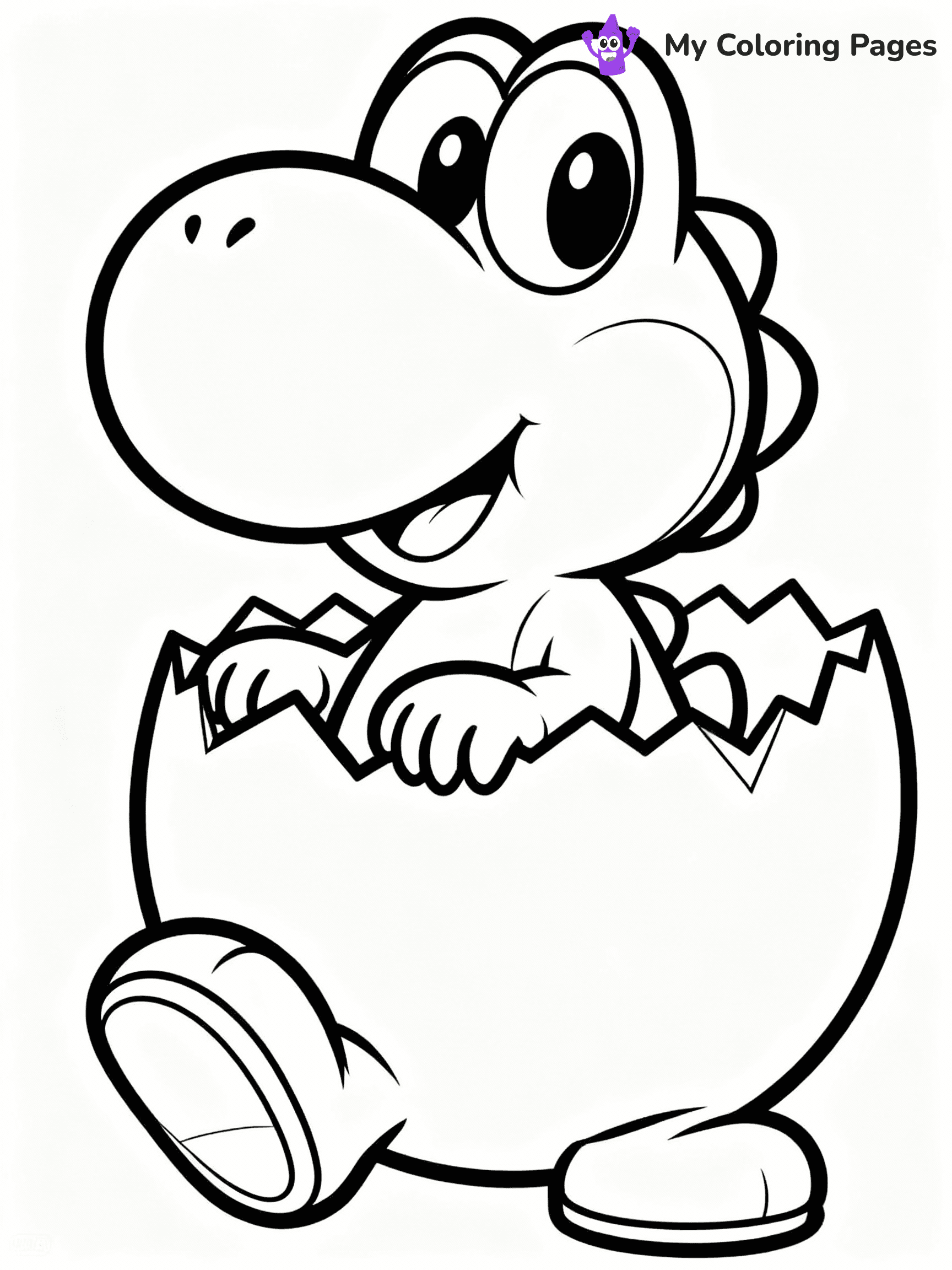 Yoshi Coloring Pages - 45