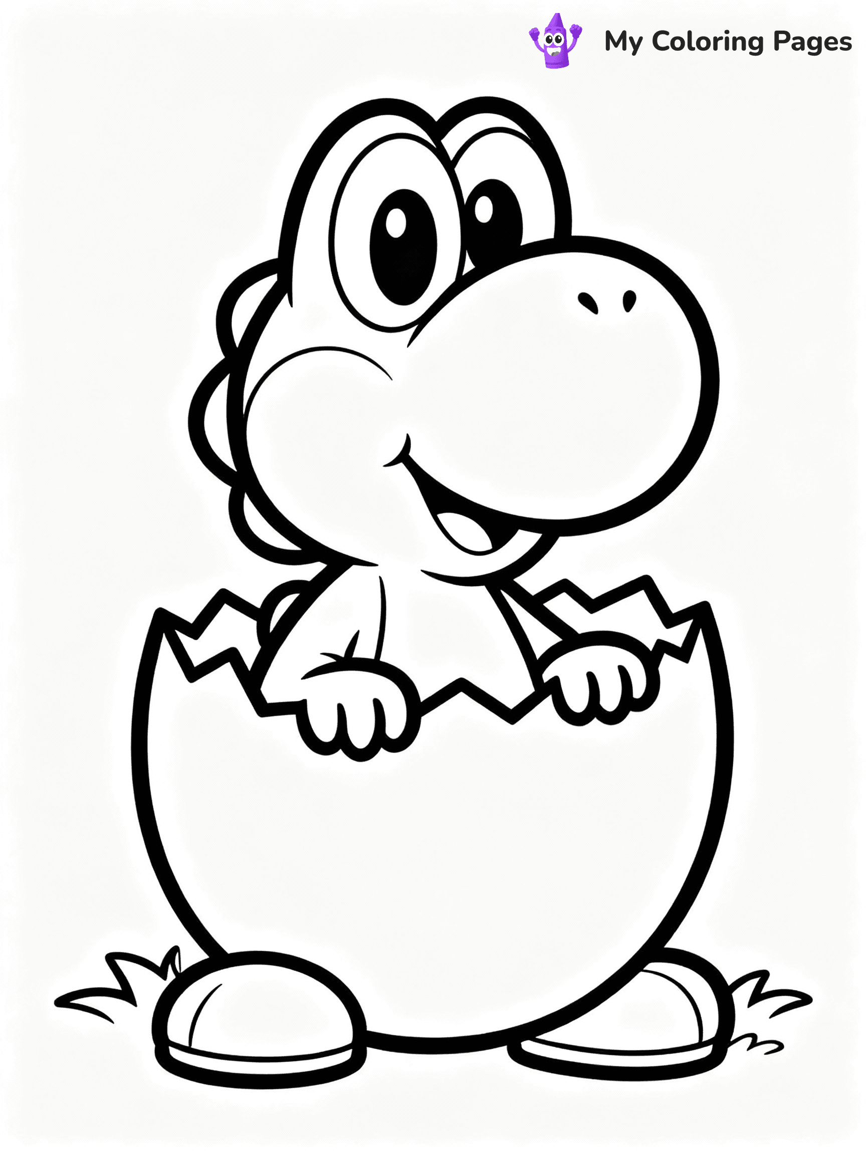 Yoshi Coloring Pages - 43