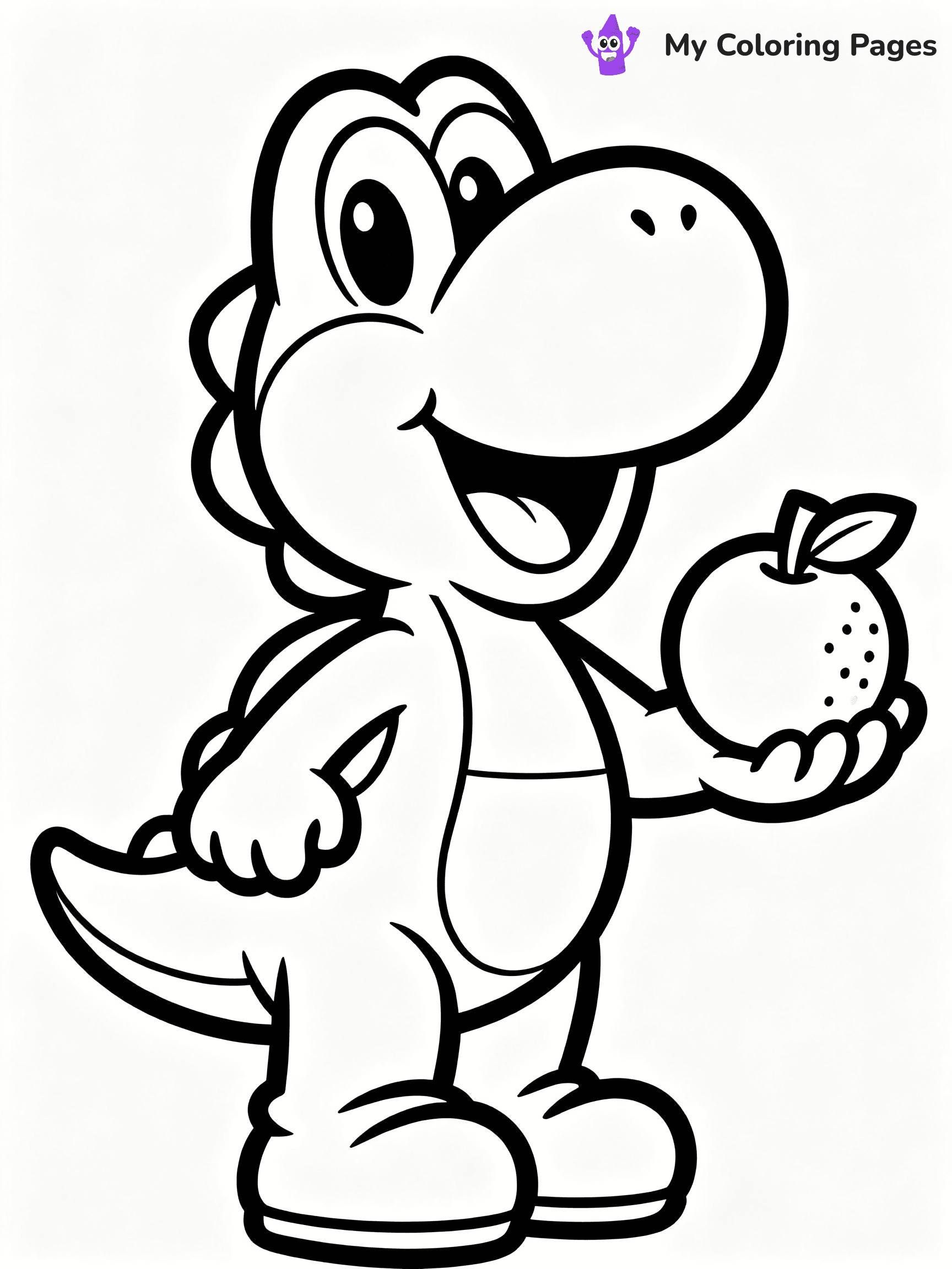Yoshi Coloring Pages - 41