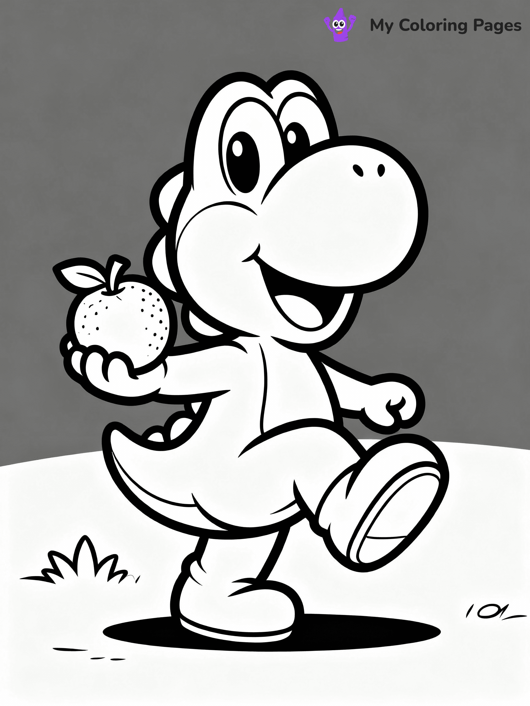 Yoshi Coloring Pages - 40