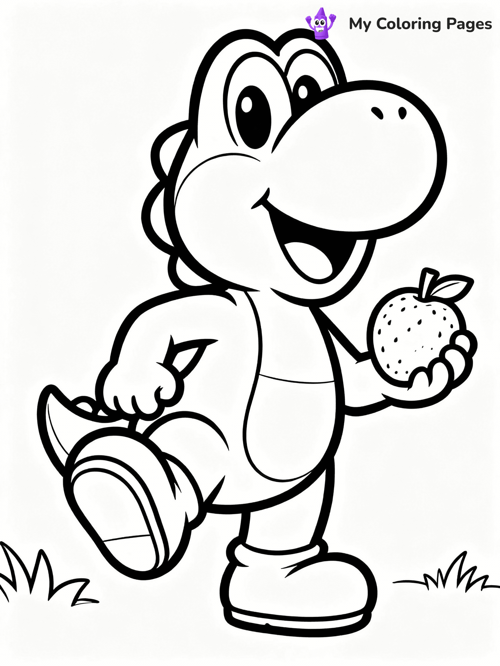 Yoshi Coloring Pages - 36