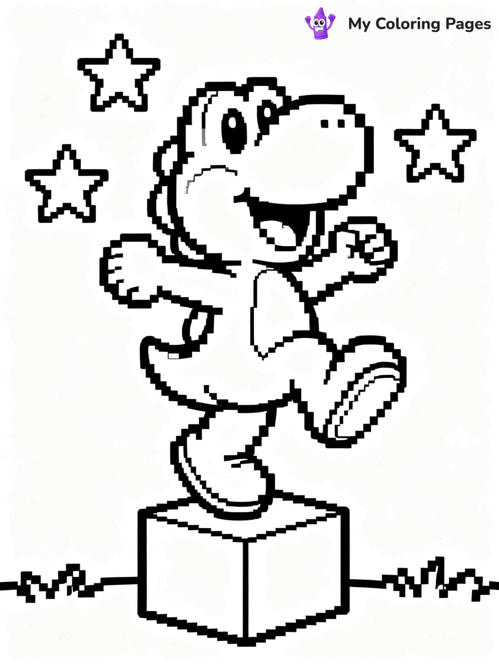 Yoshi Coloring Pages - 35