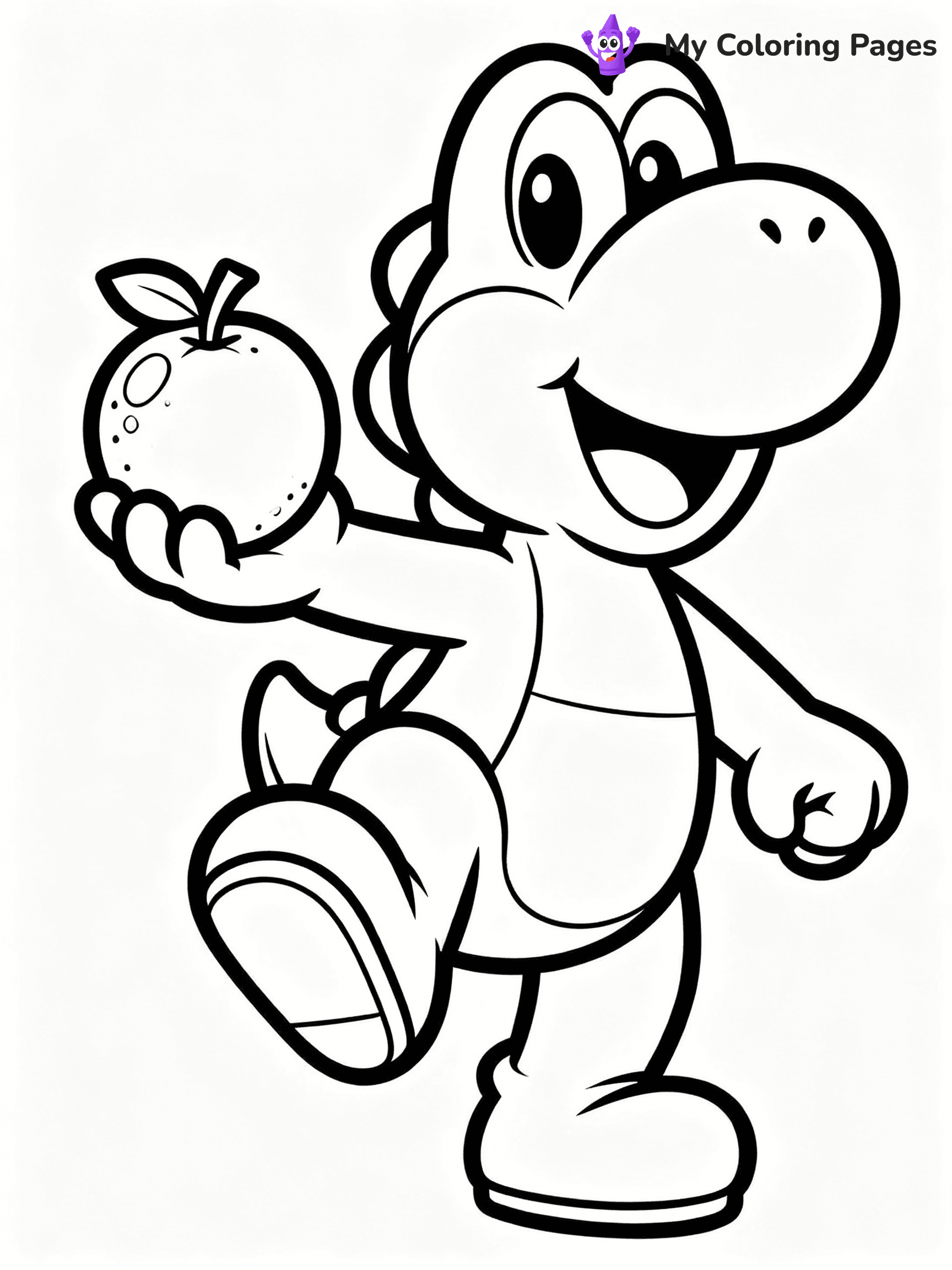 Yoshi Coloring Pages - 34