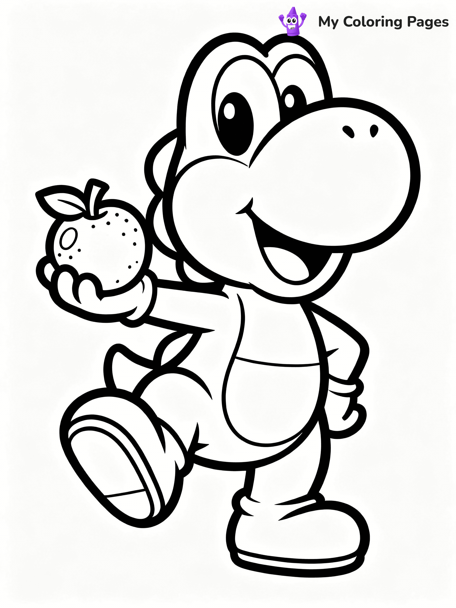 Yoshi Coloring Pages - 32