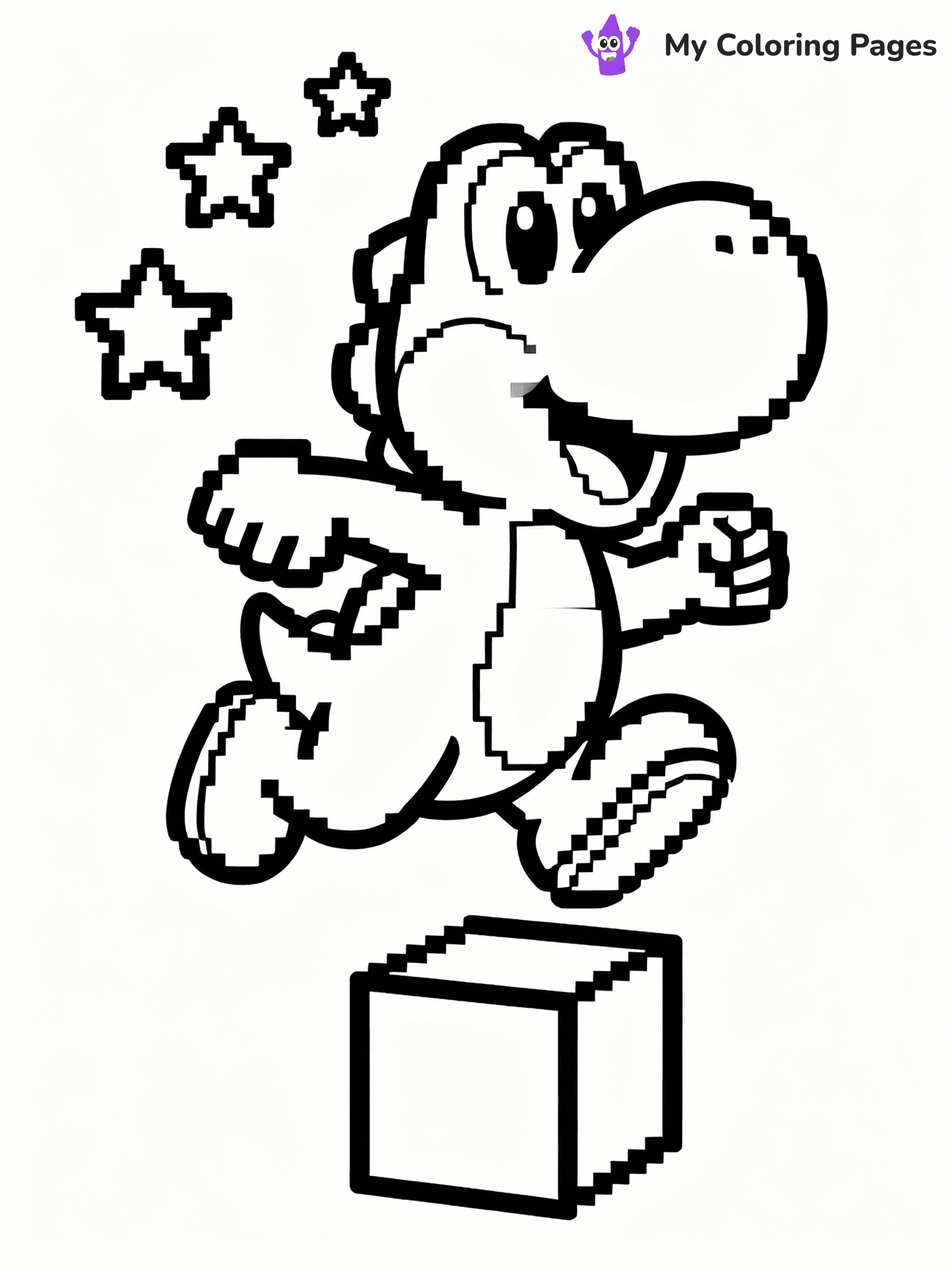 Yoshi Coloring Pages - 29