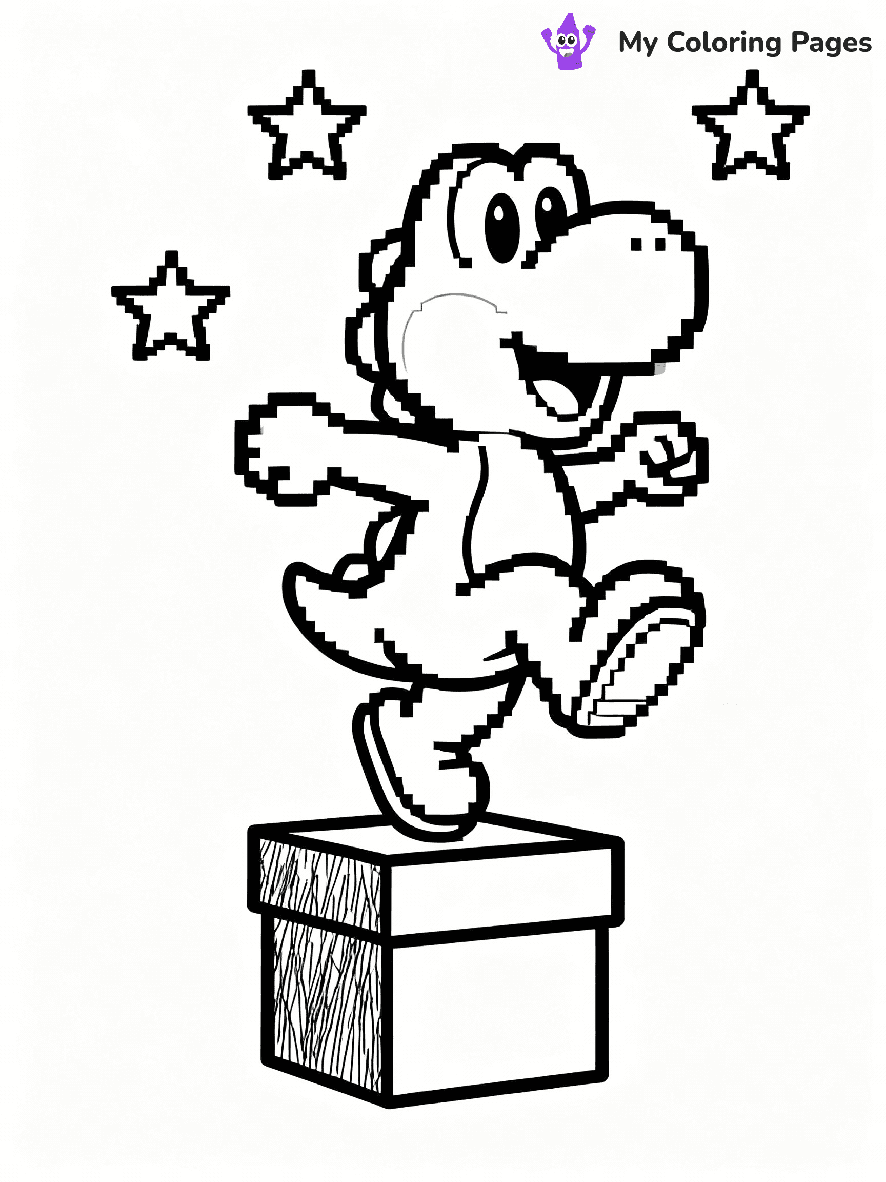 Yoshi Coloring Pages - 28