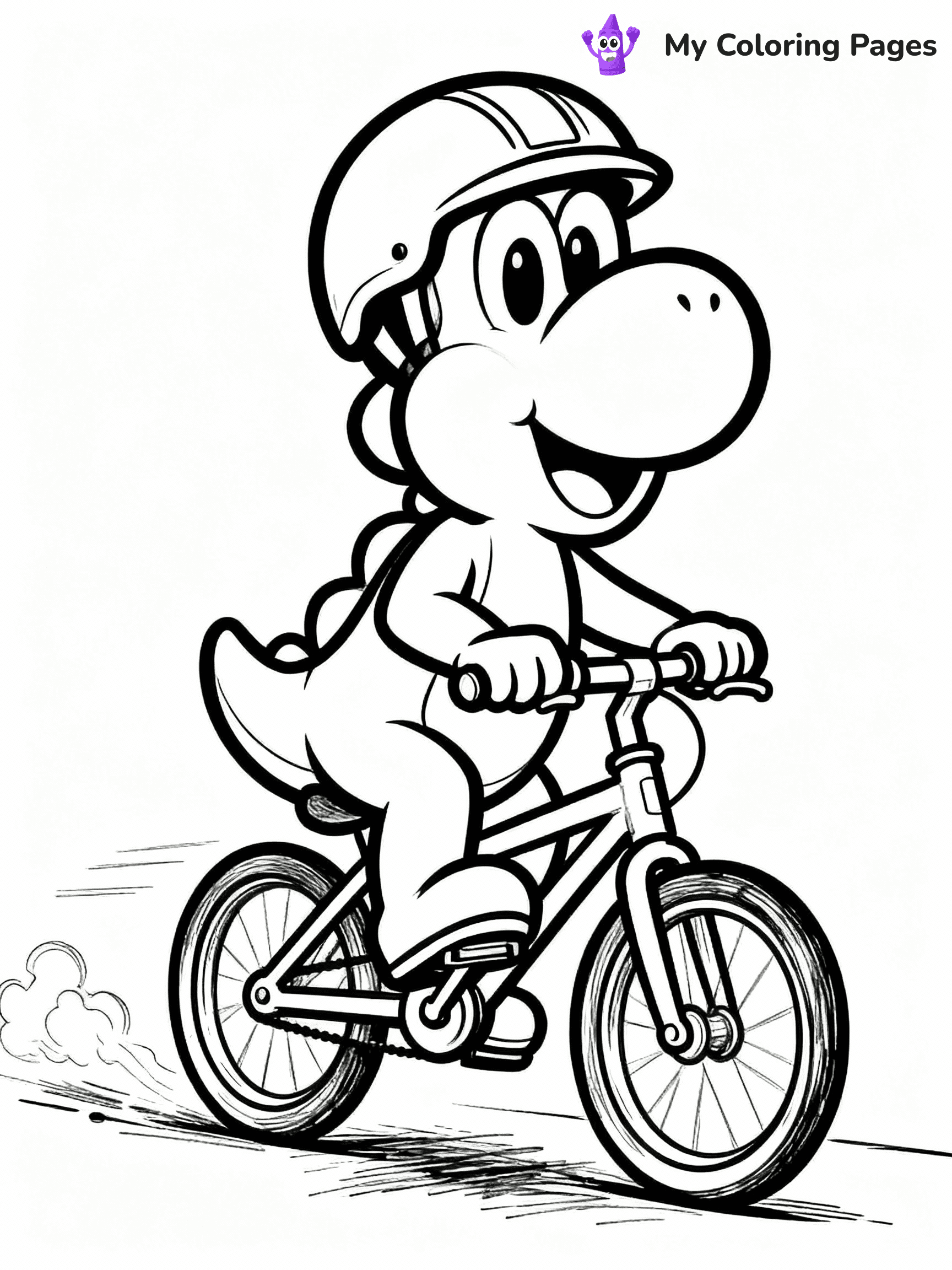 Yoshi Coloring Pages - 25