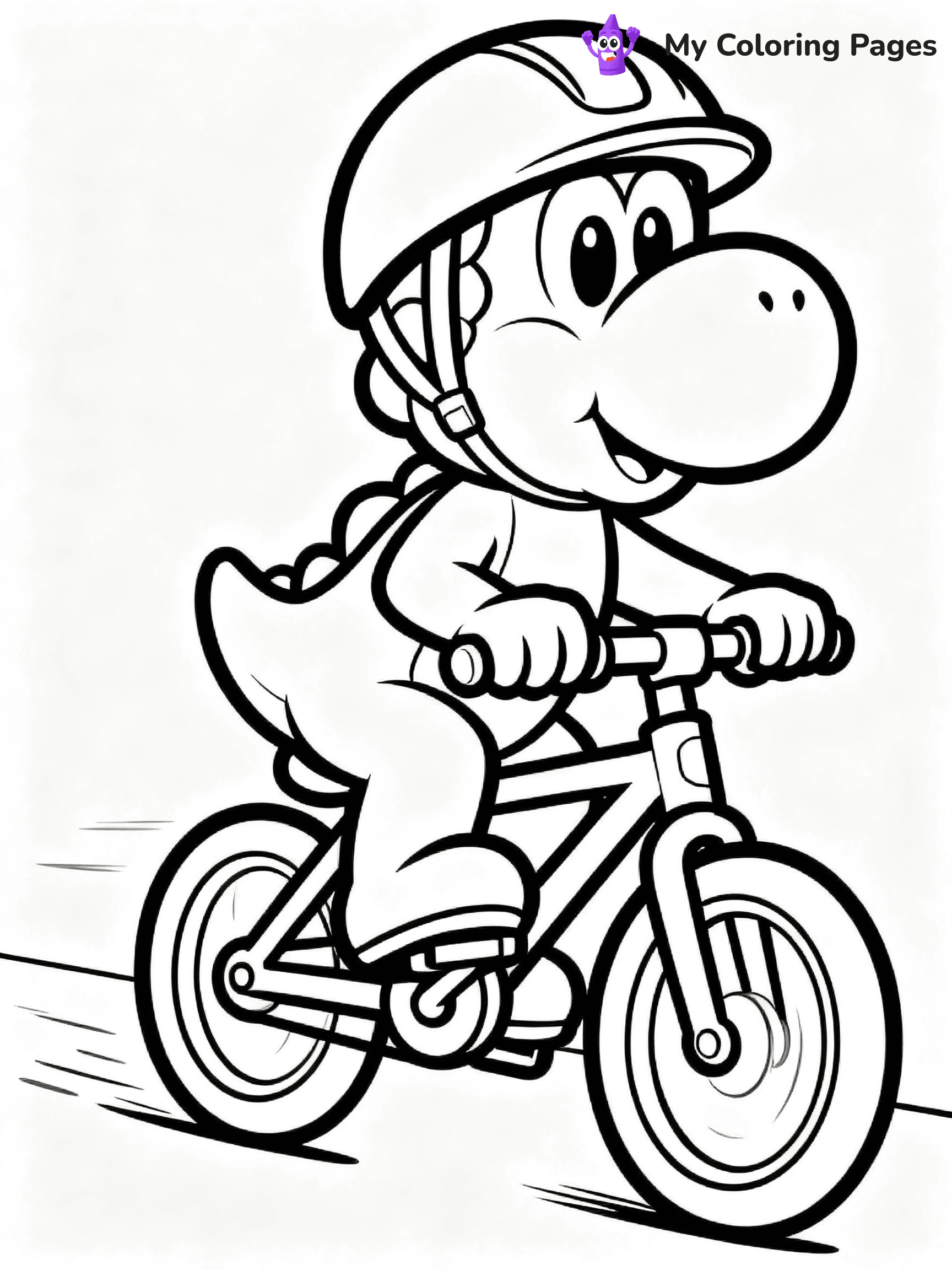 Yoshi Coloring Pages - 24