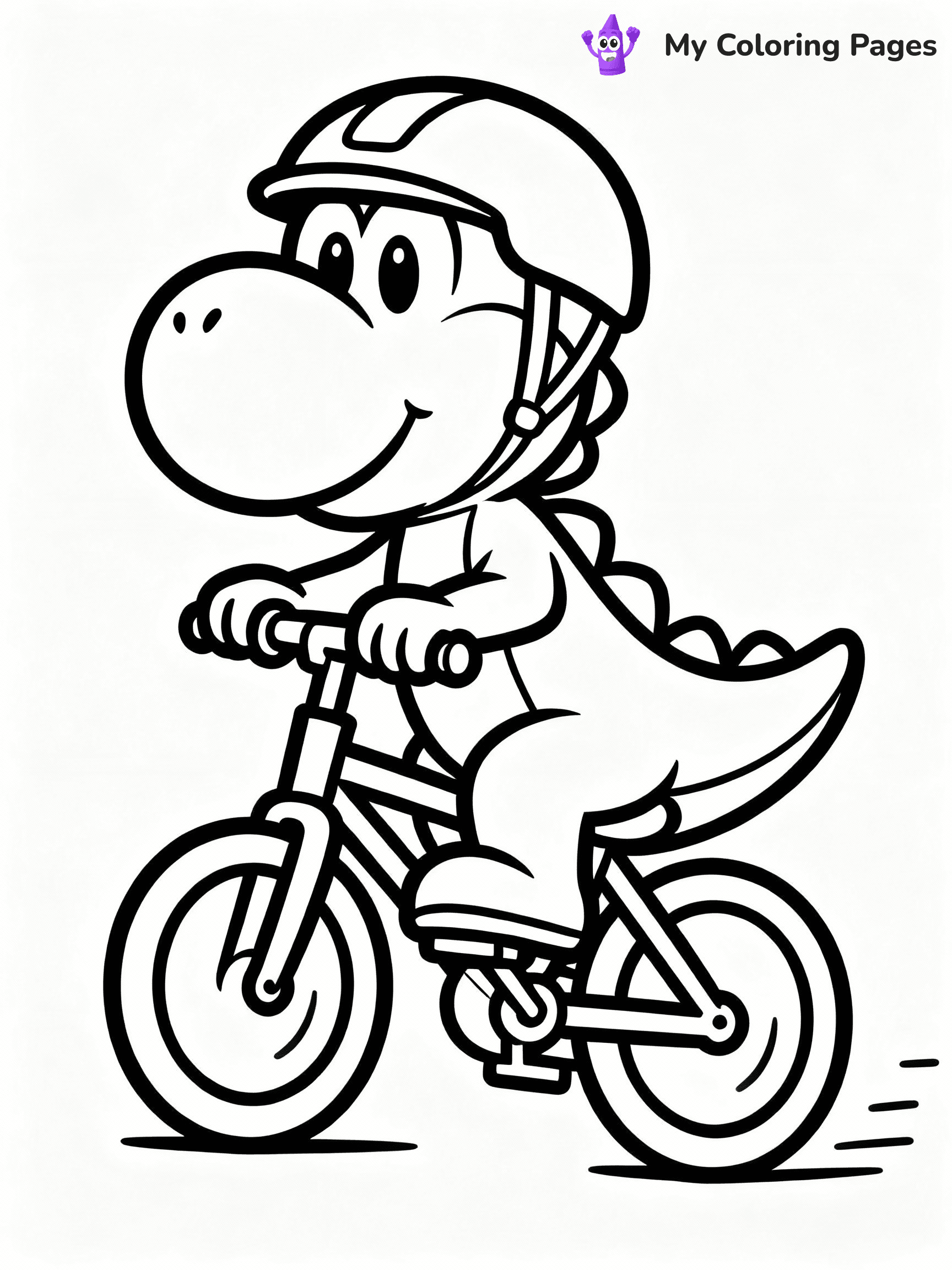 Yoshi Coloring Pages - 23
