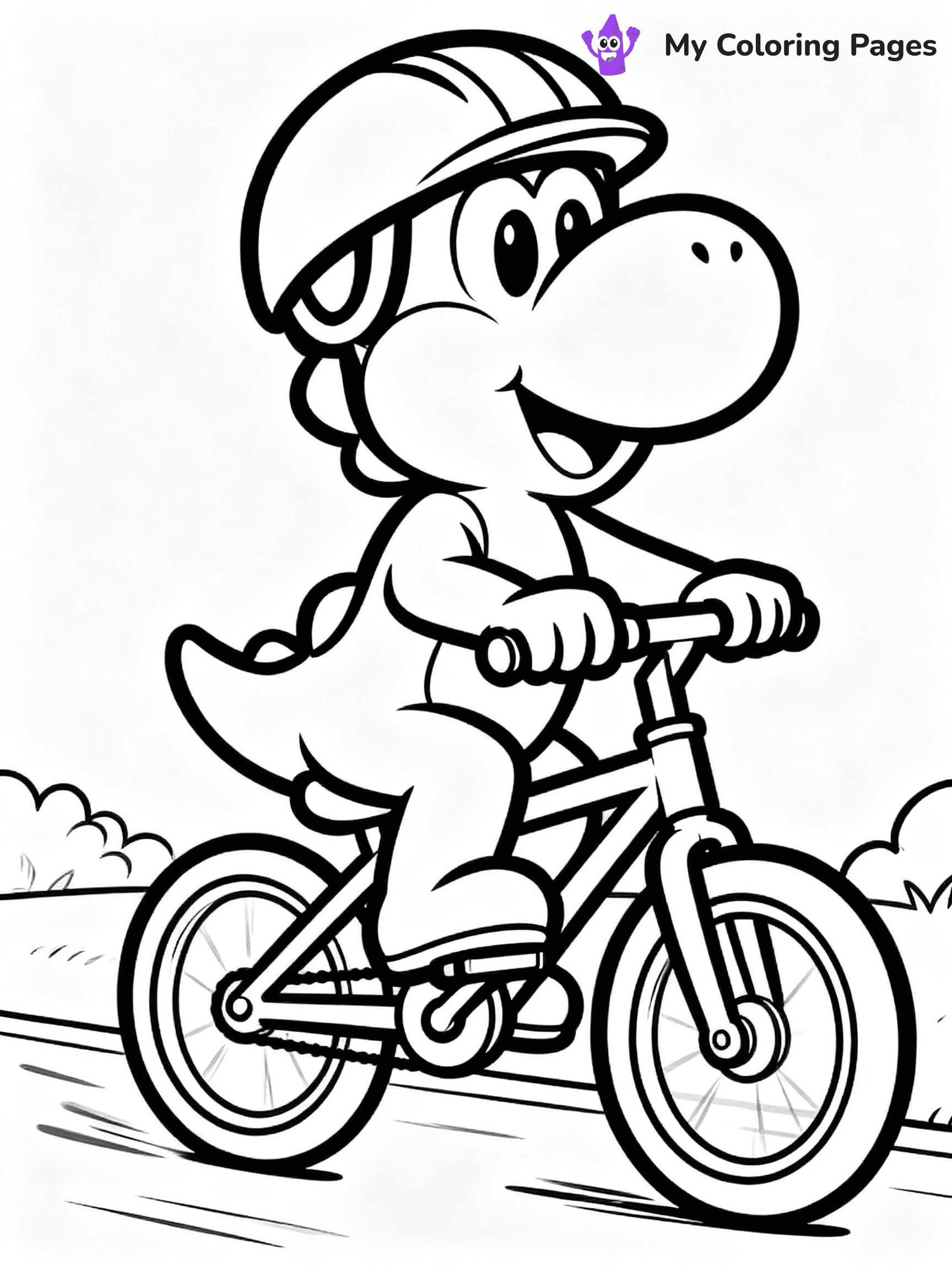 Yoshi Coloring Pages - 22