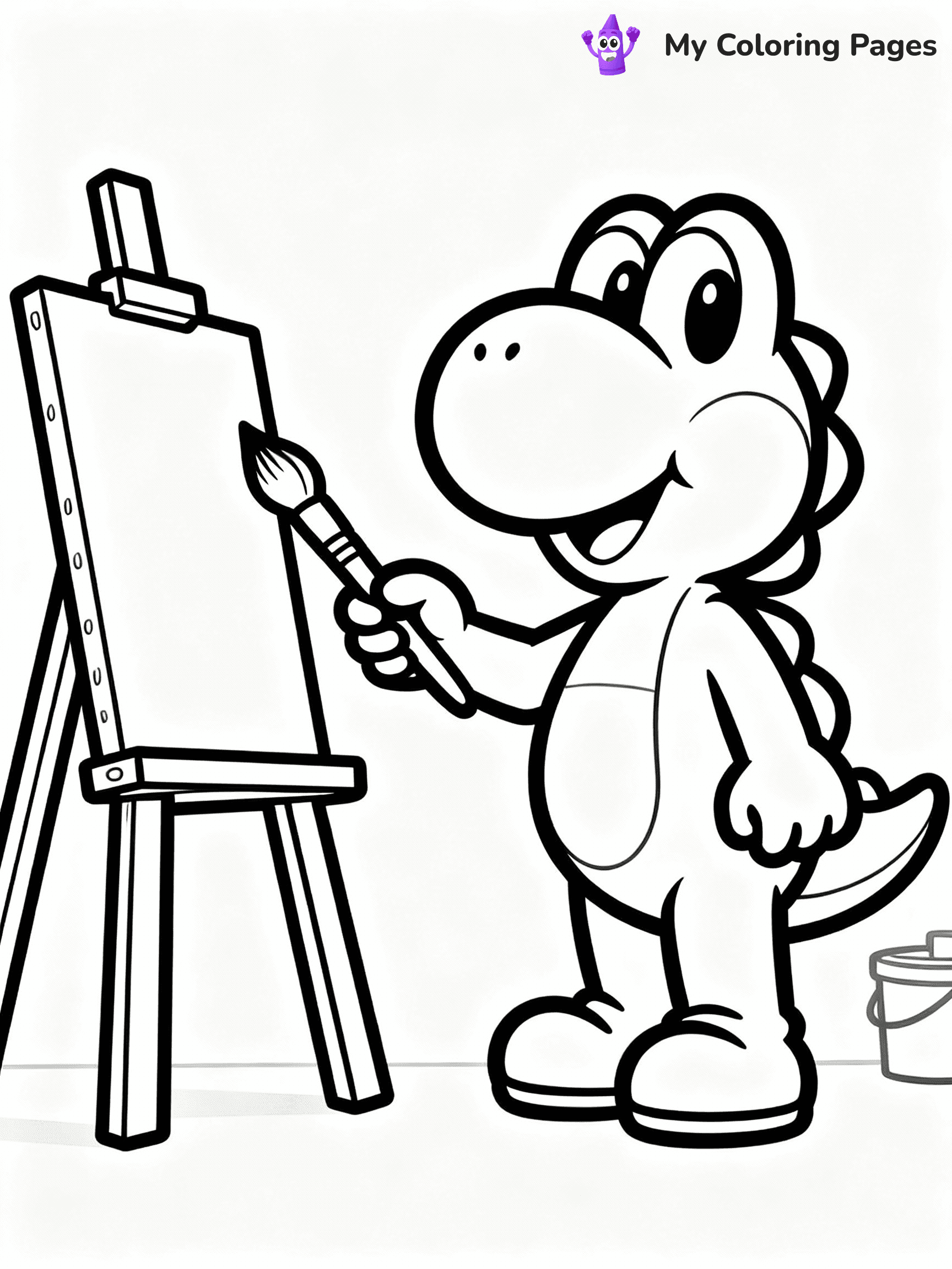 Yoshi Coloring Pages - 20